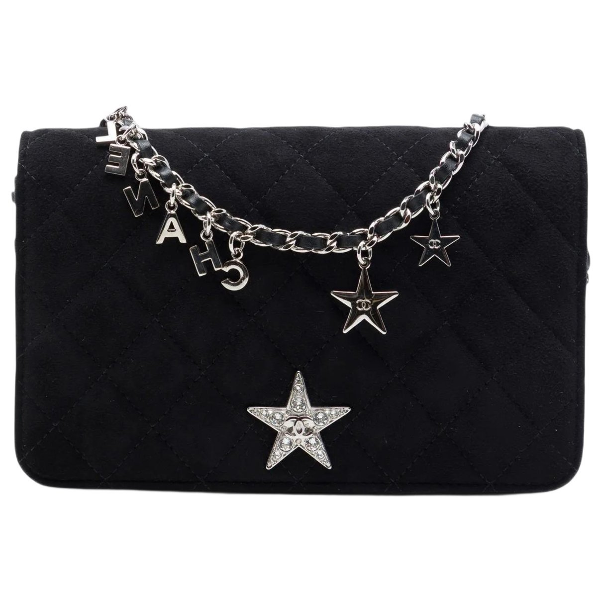 Wallet On Chain leather crossbody bag