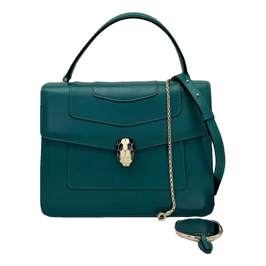 Bvlgari Serpenti leather handbag