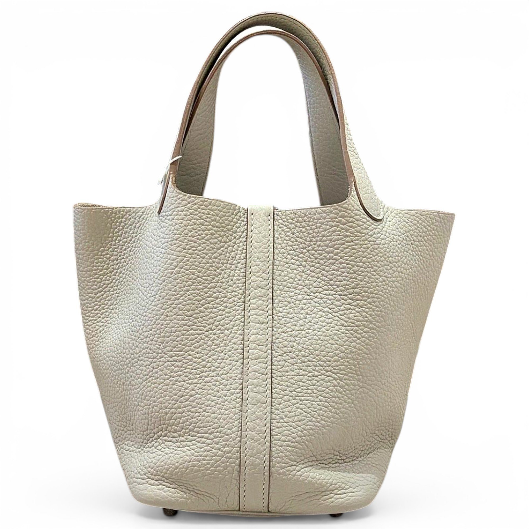 Picotin leather handbag