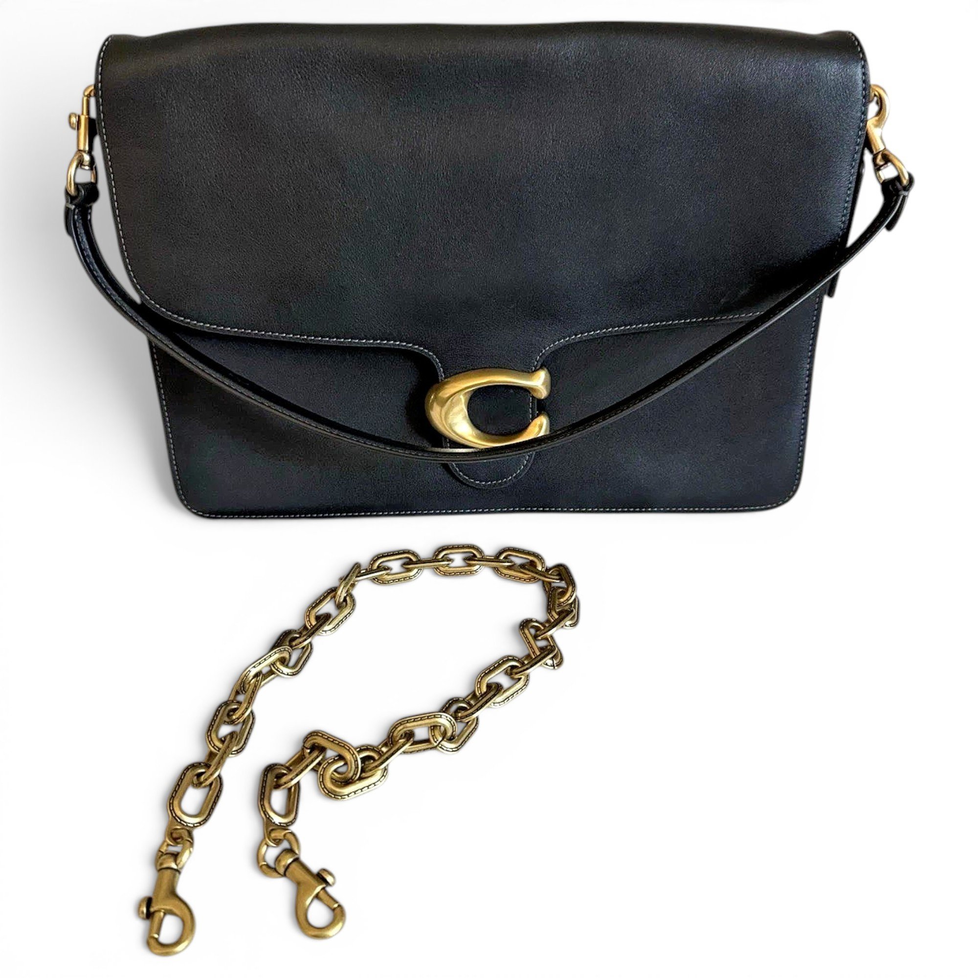 Leather handbag