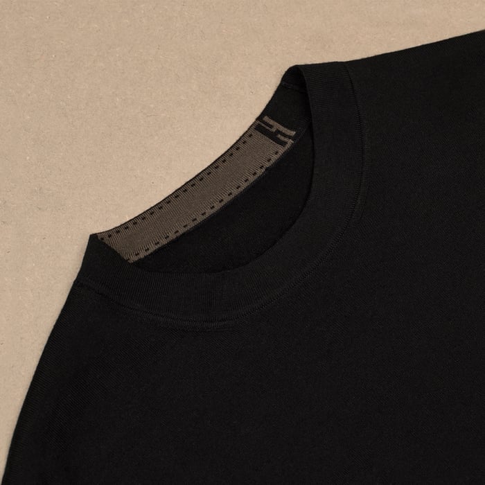 Noir "Detail H" Crewneck Sweater
