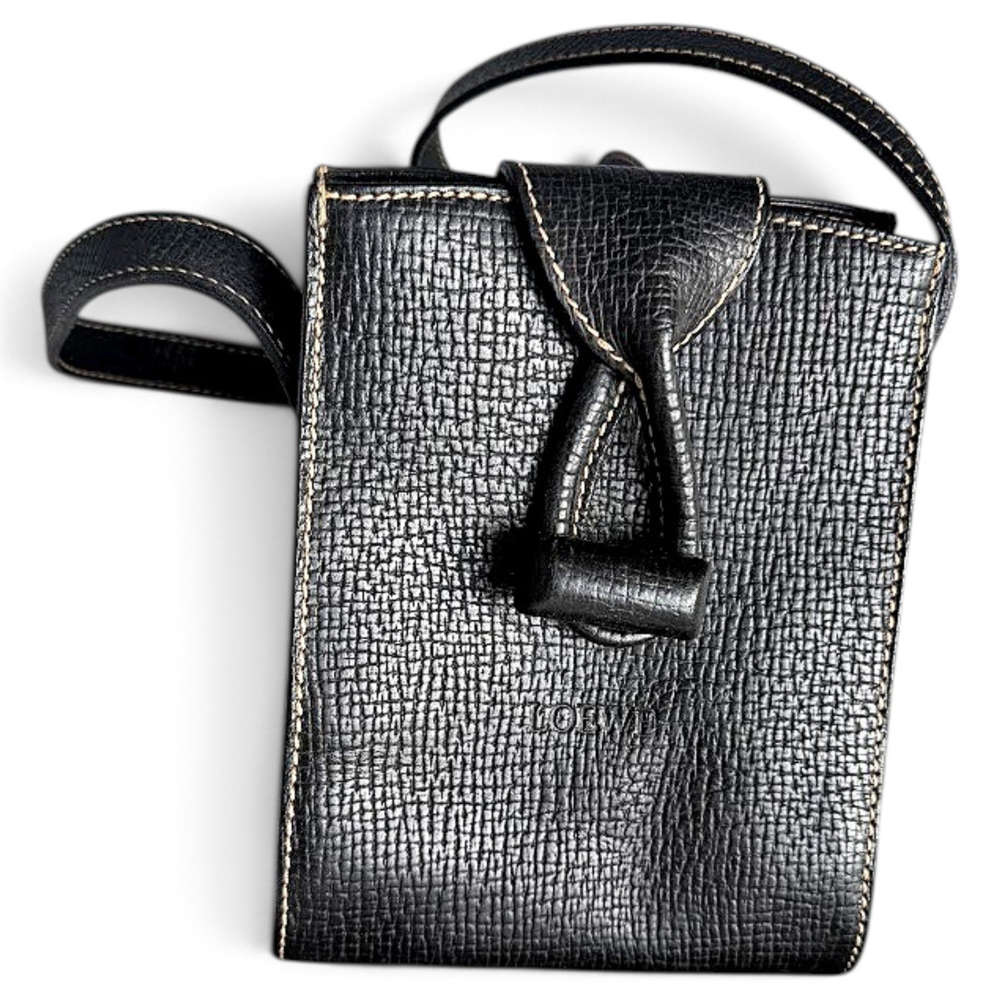 Leather crossbody bag