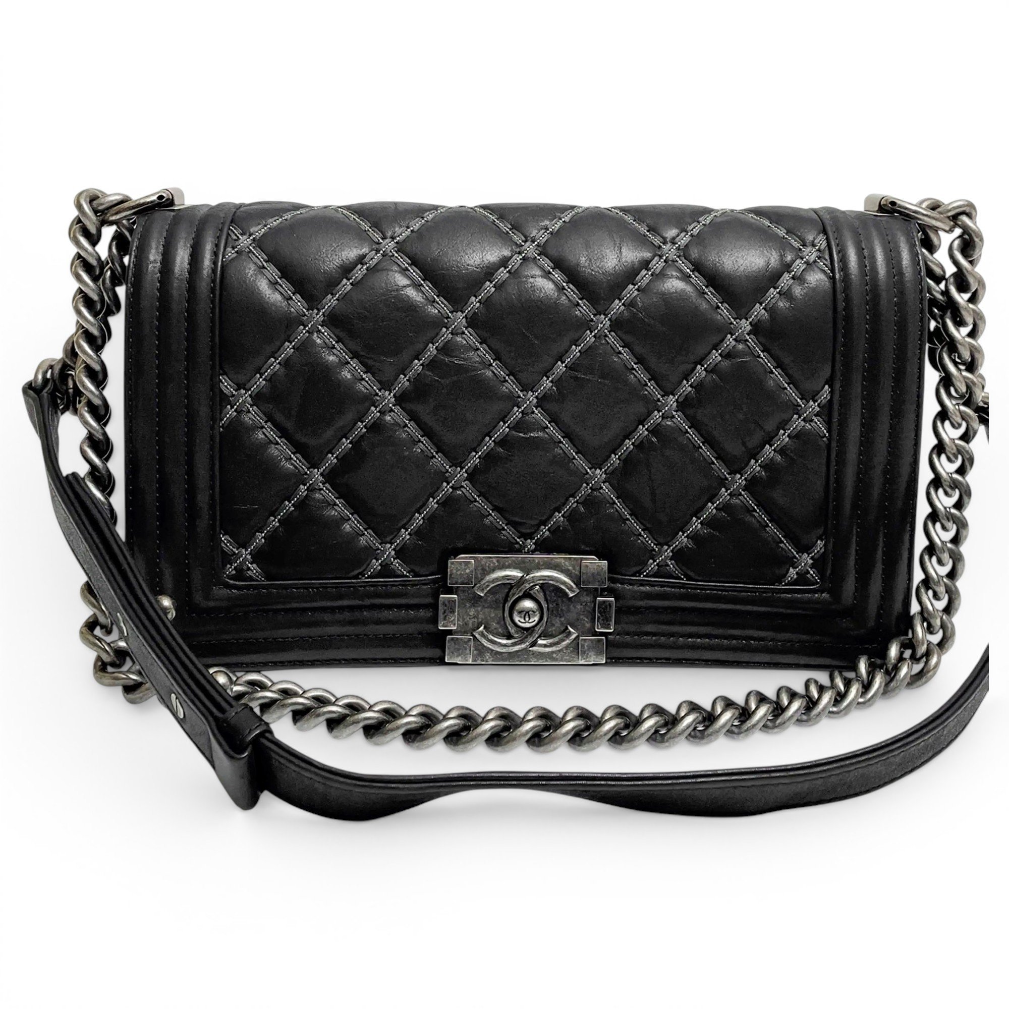 Boy leather handbag