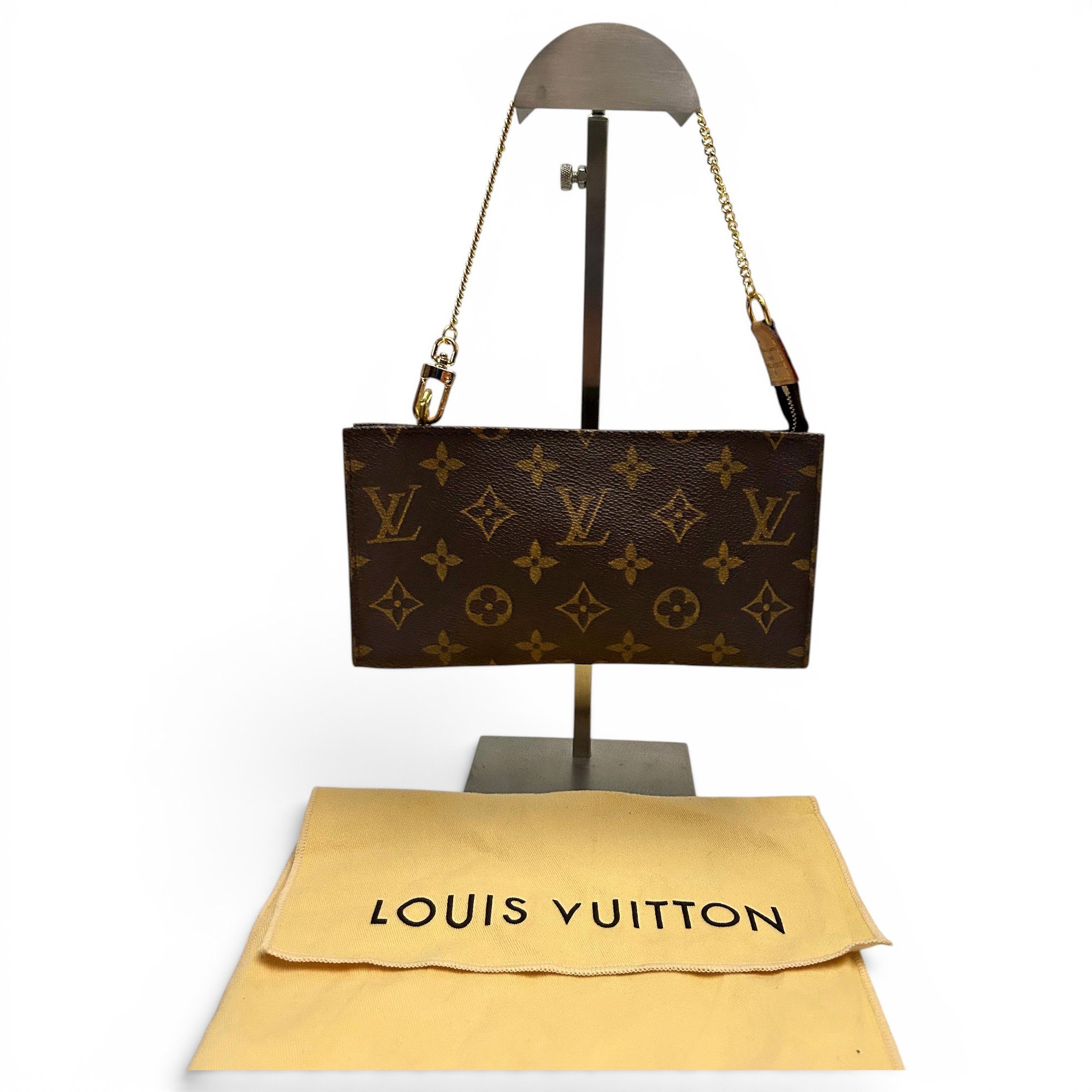 Moon pochette cloth handbag
