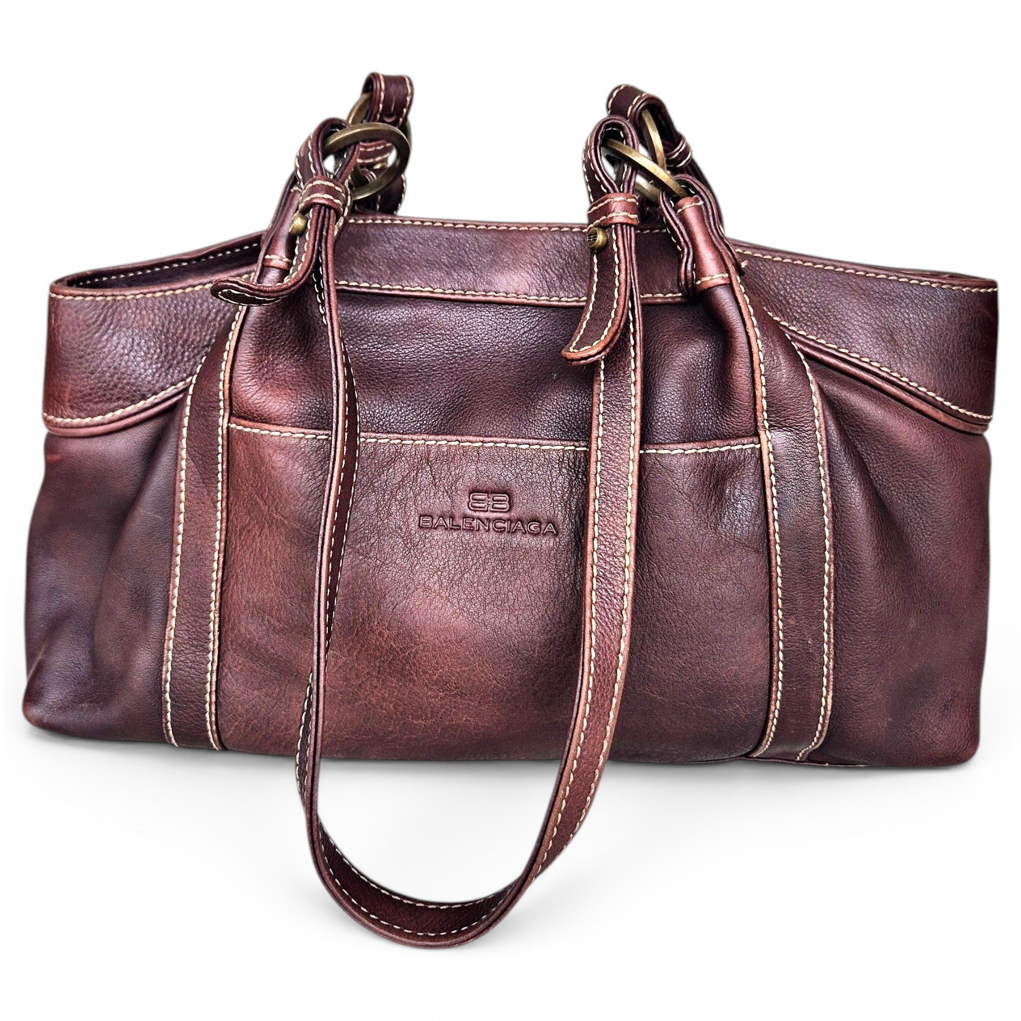 Leather handbag