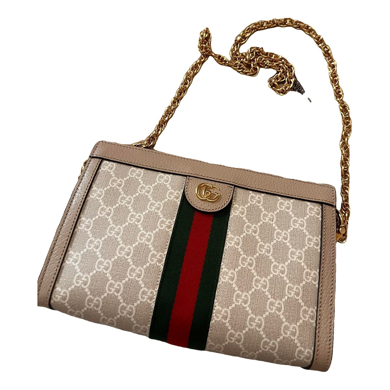 Ophidia Chain leather handbag
