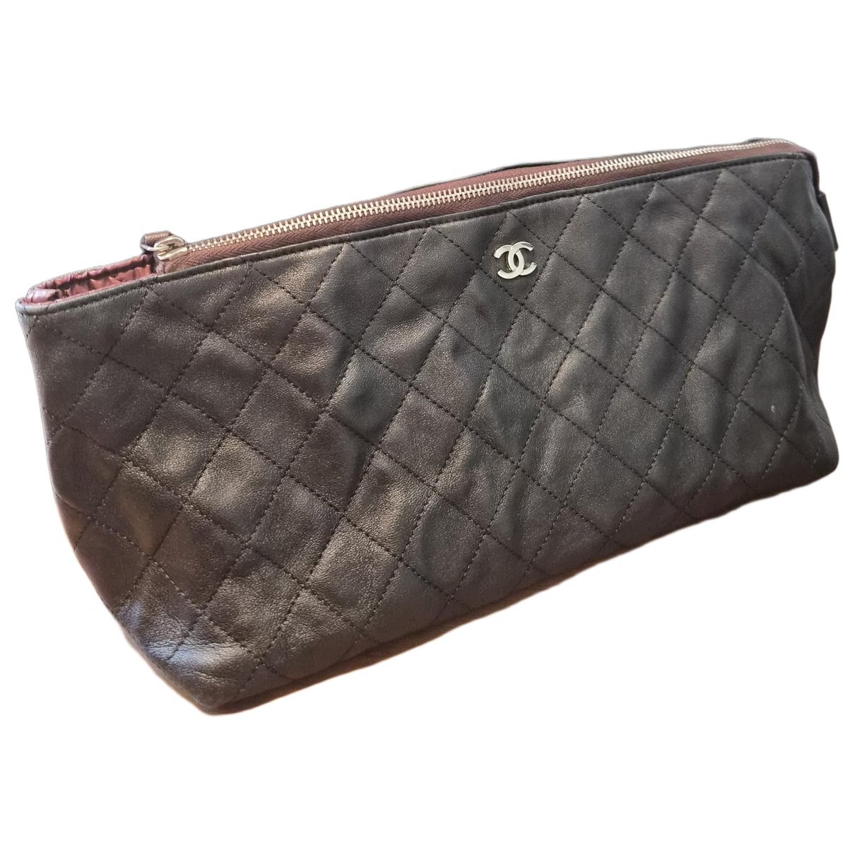 Leather vanity case