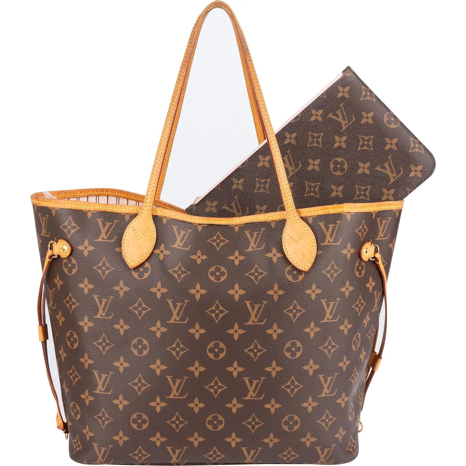 Neverfull leather handbag