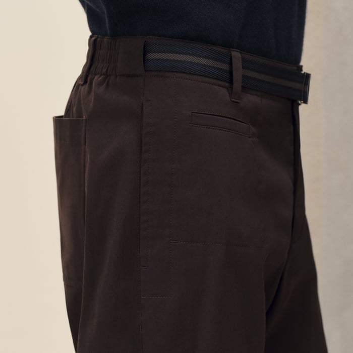 Café Chelsea Pants With Striped Strap Detail
