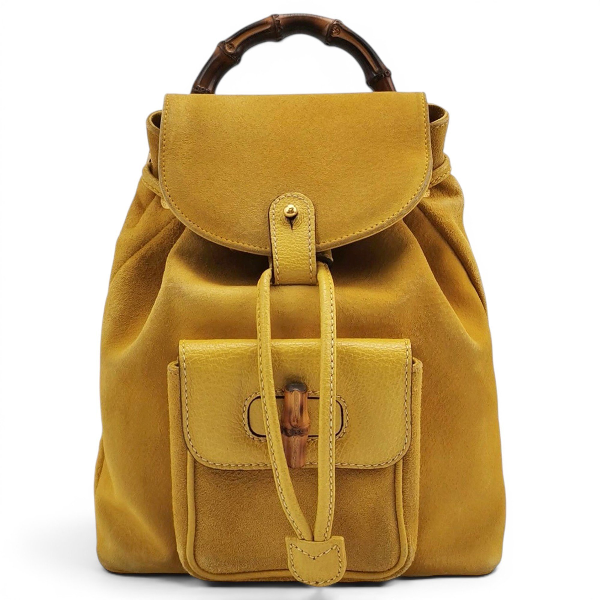 Bamboo leather handbag