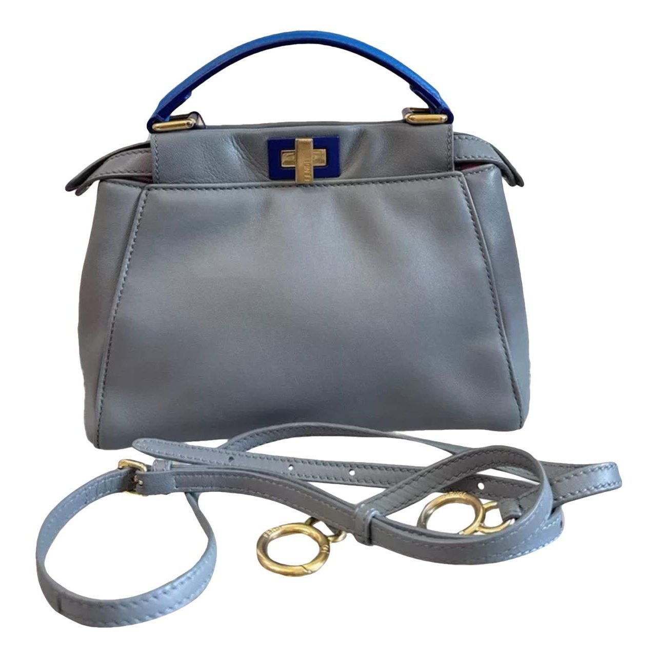 Peekaboo leather handbag