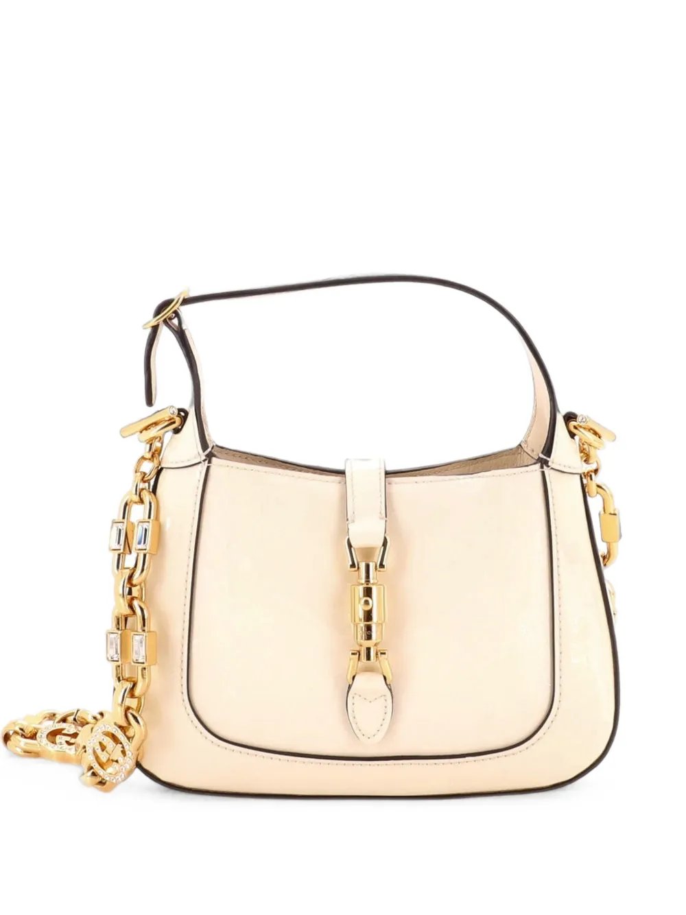 Jackie 1961 Chain Hobo Patent Mini shoulder bag