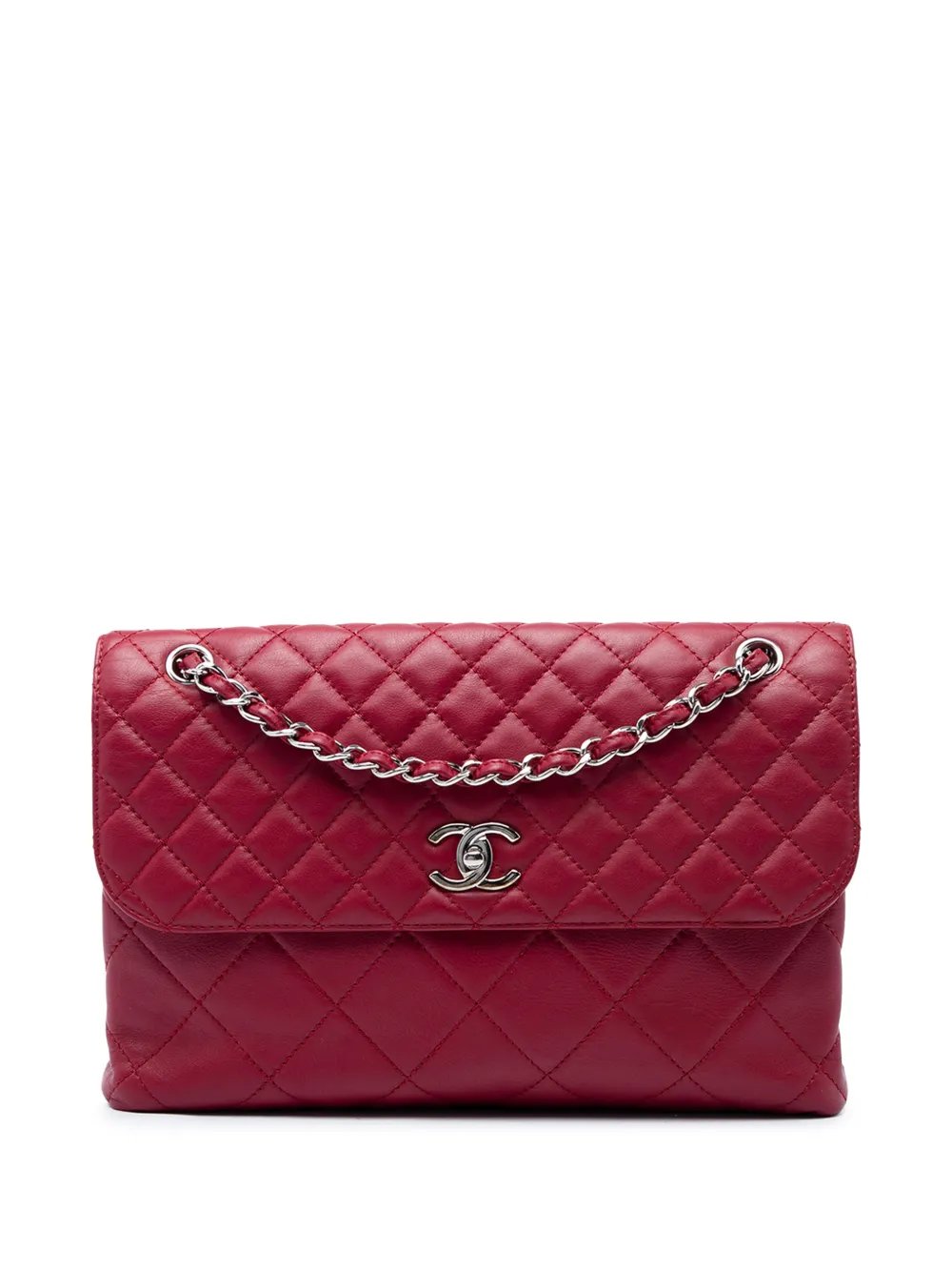 2011 CC Quilted Calfskin In The Business Flap shoulder bag