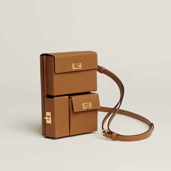 Gold Kelly Multipocket to Go Pouch