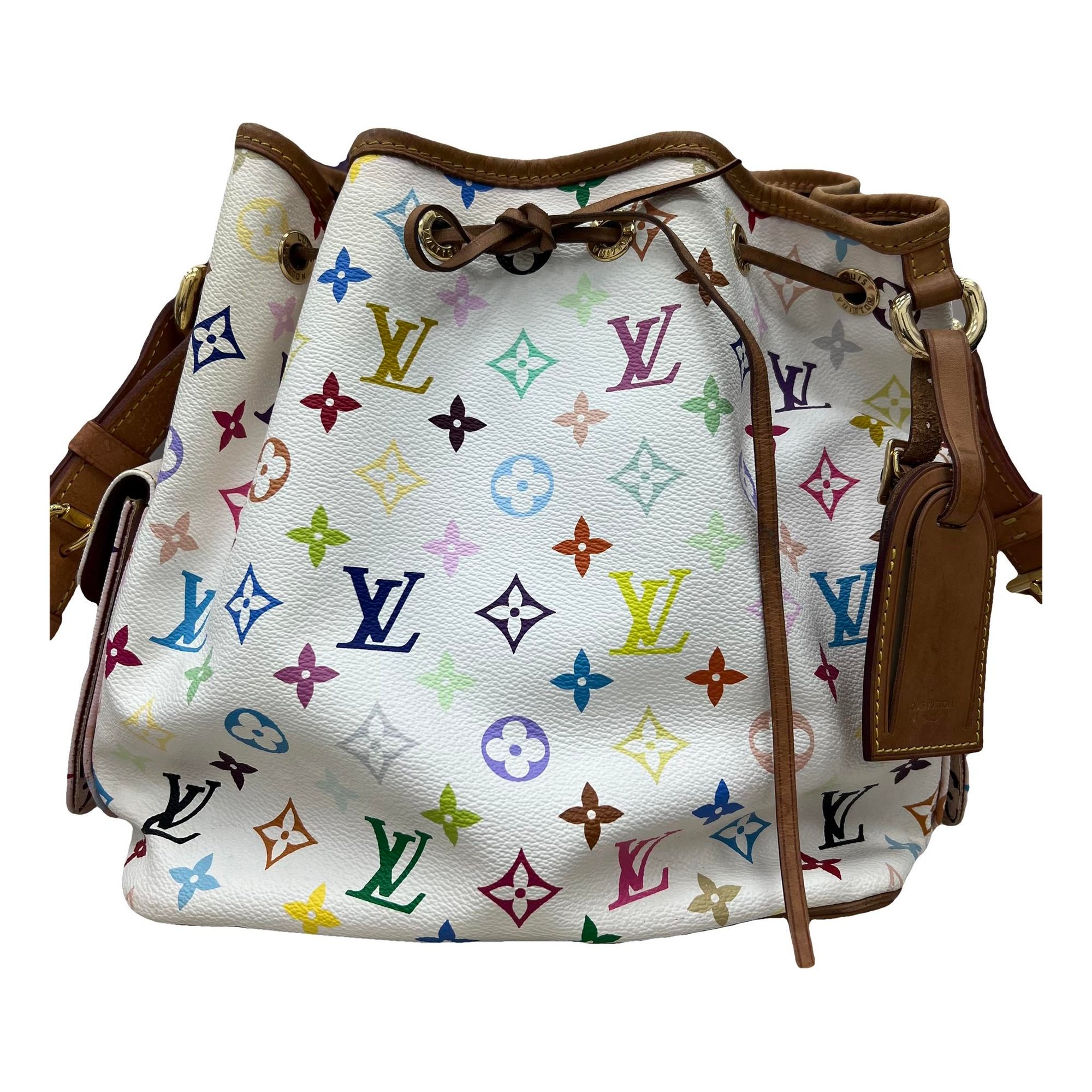 Nano Noé leather handbag