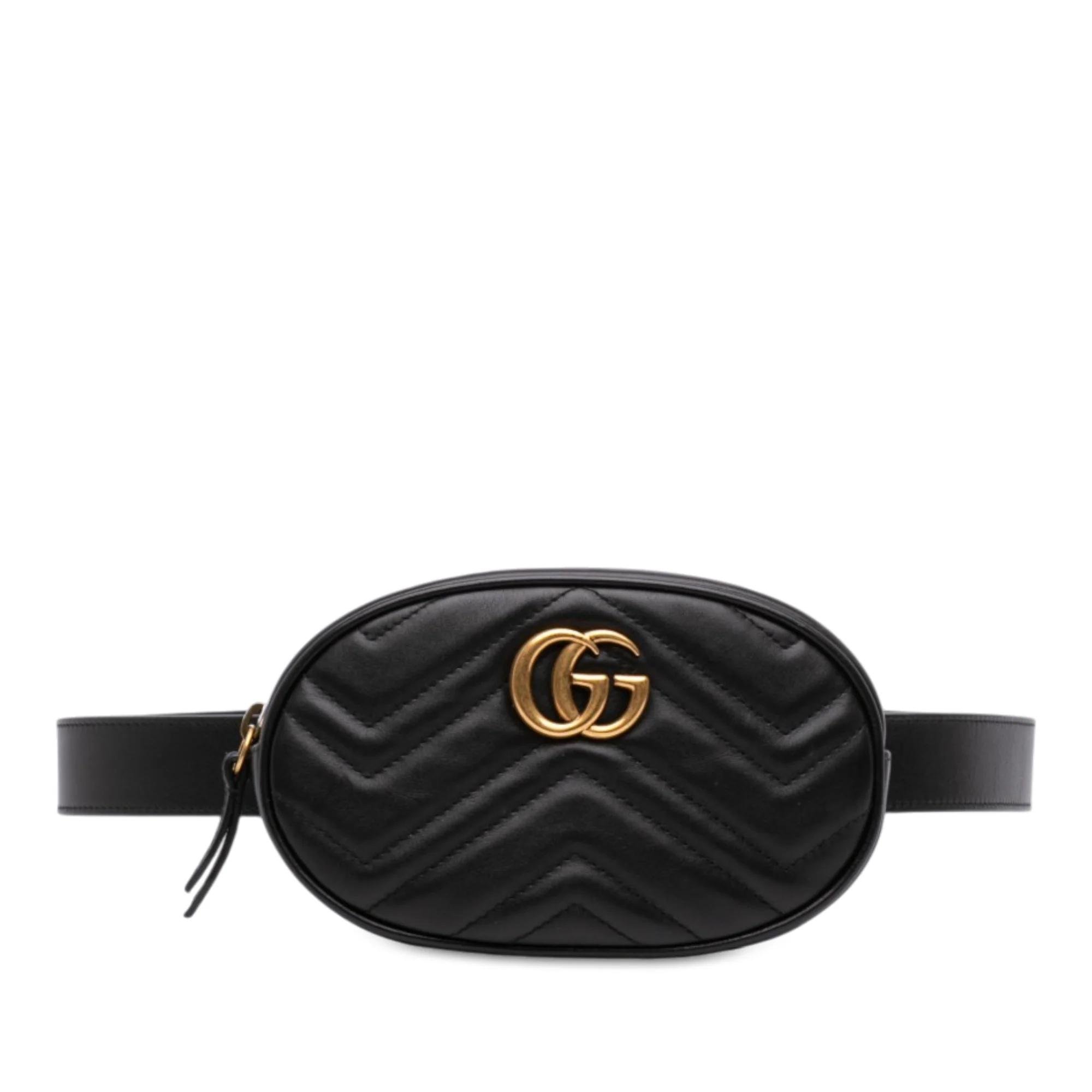 GG Marmont pony-style calfskin handbag