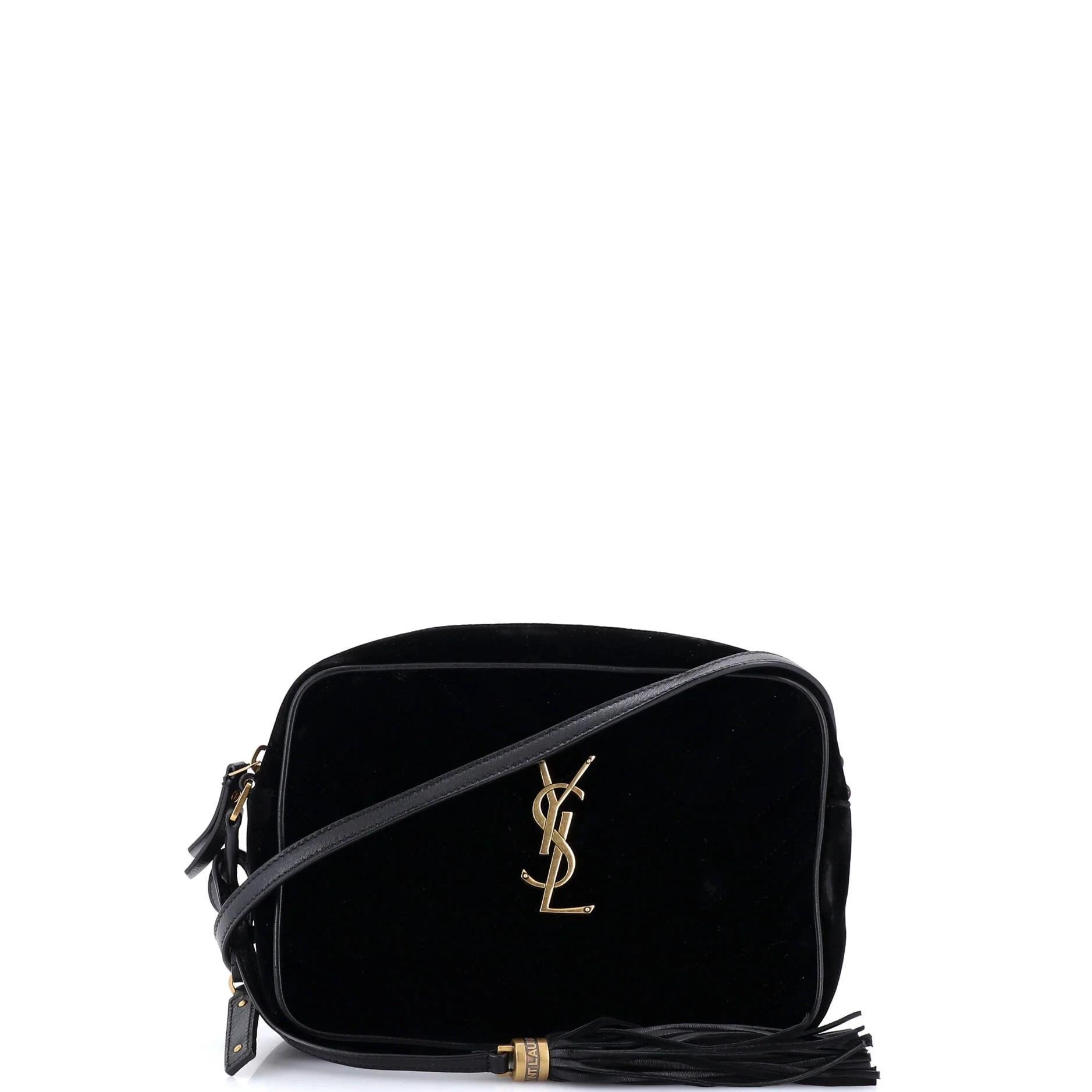 Velvet crossbody bag