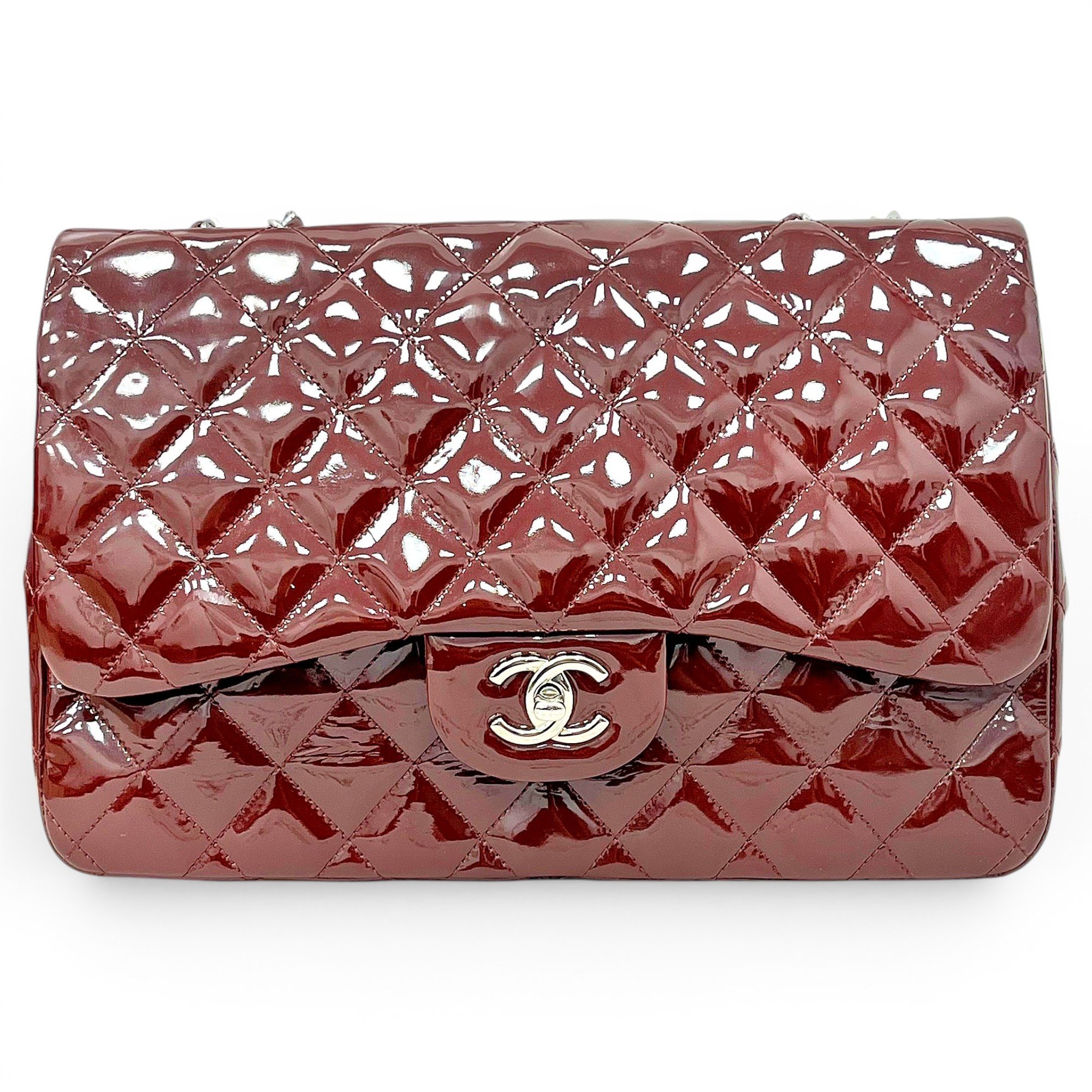 Timeless/Classique patent leather handbag