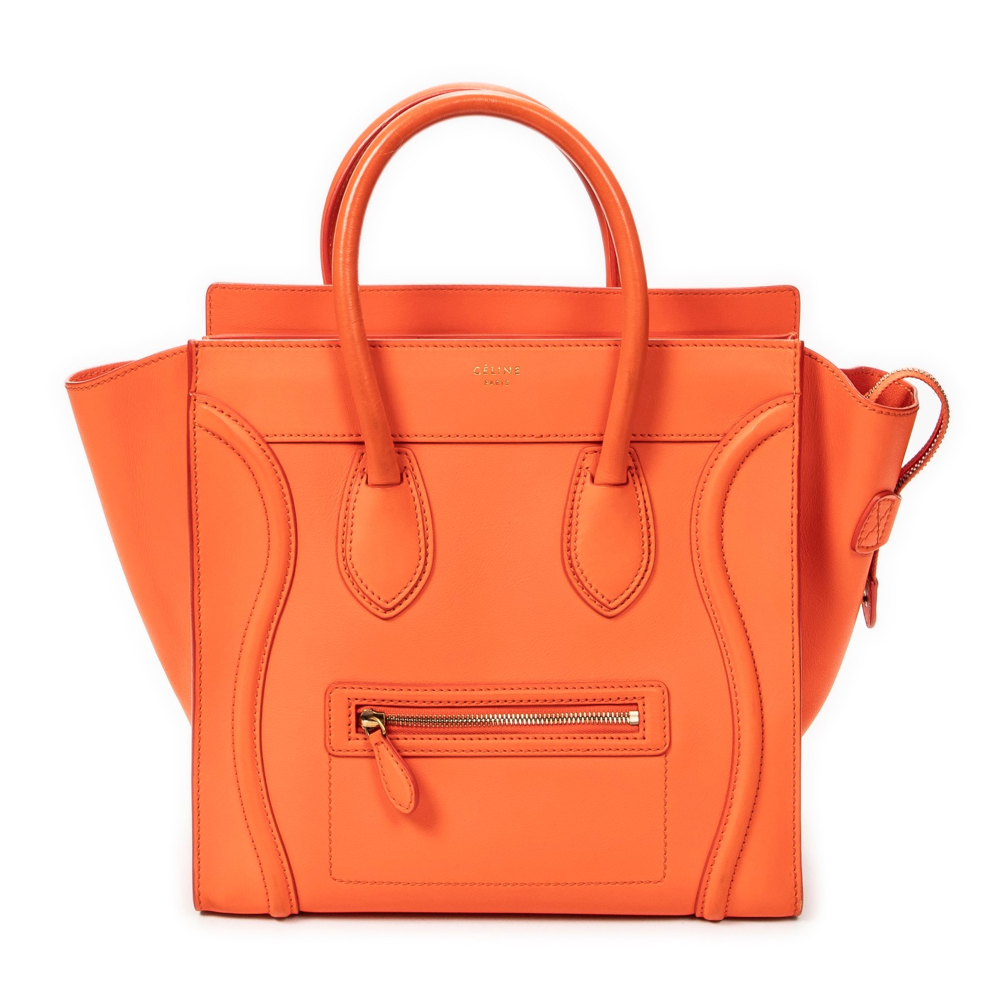 Luggage leather handbag