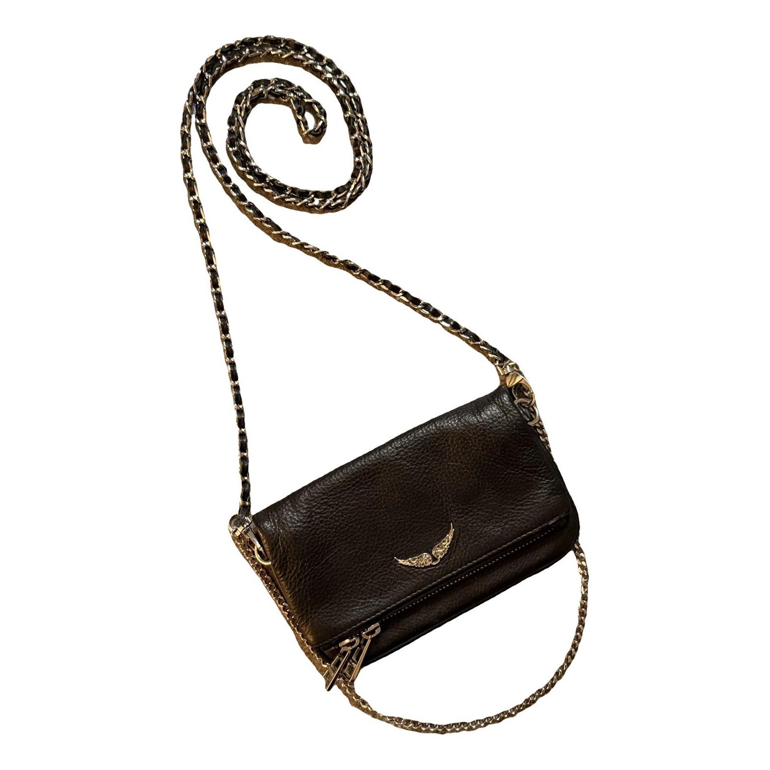 Rock leather crossbody bag