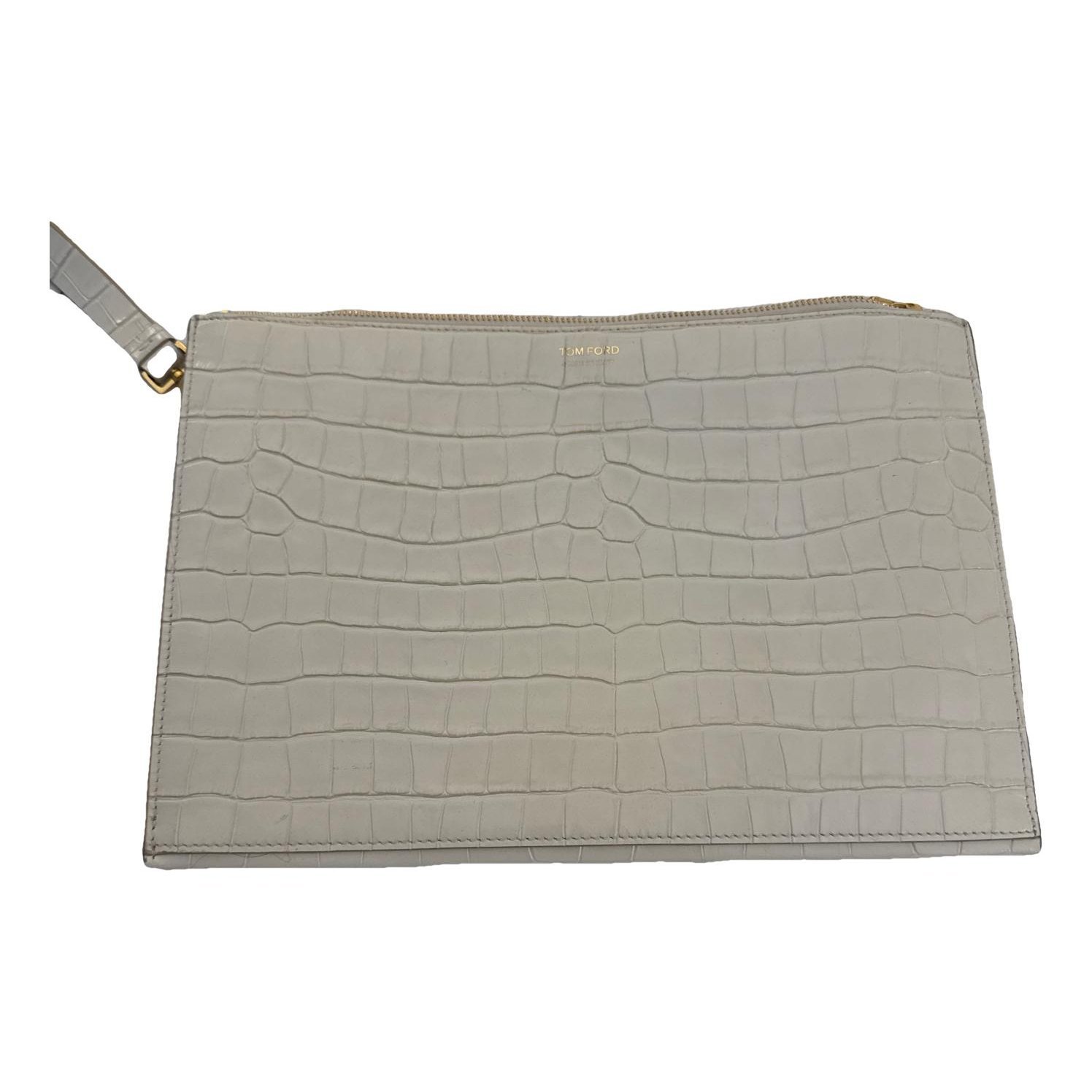 Tom Ford Tara leather clutch bag