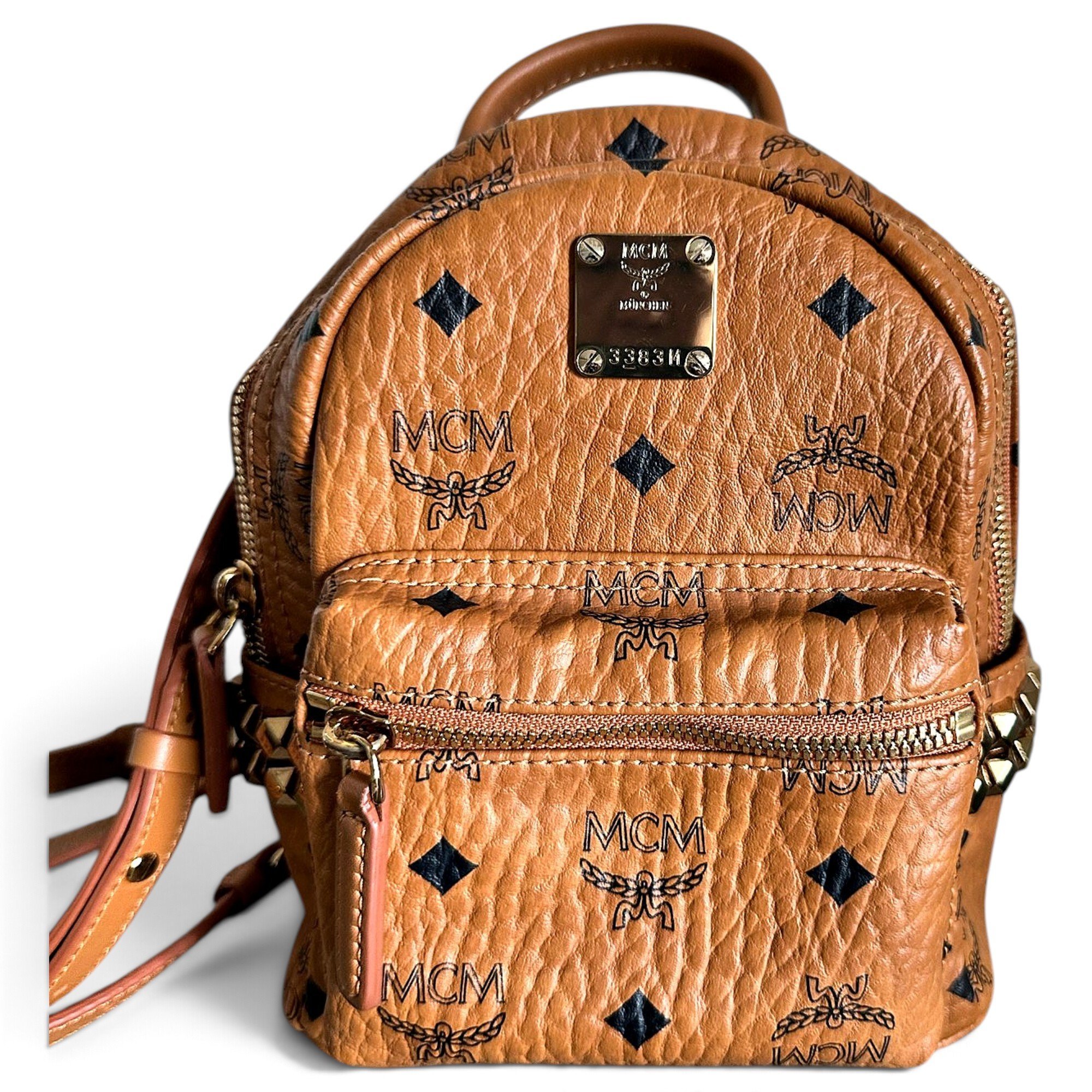 Stark leather backpack
