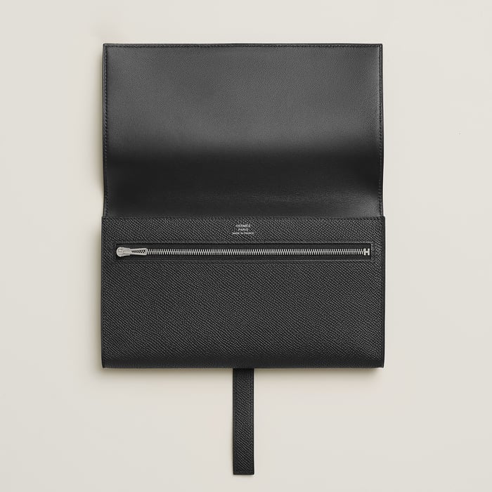 Noir New H Passant Toutenmain Wallet