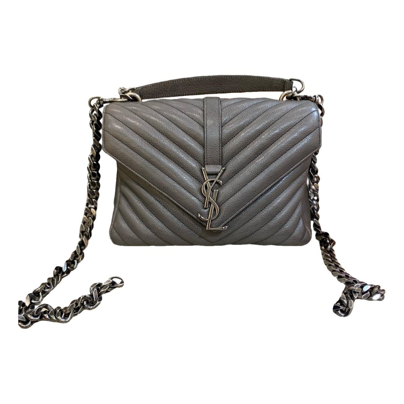 Collége monogramme leather handbag