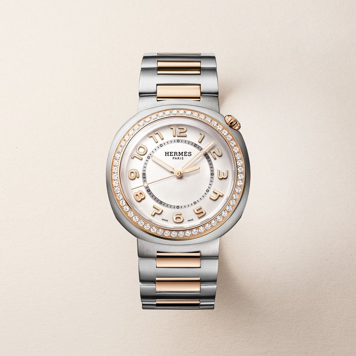 Sans Coloris Hermès Cut Watch, Large Model, 36 mm