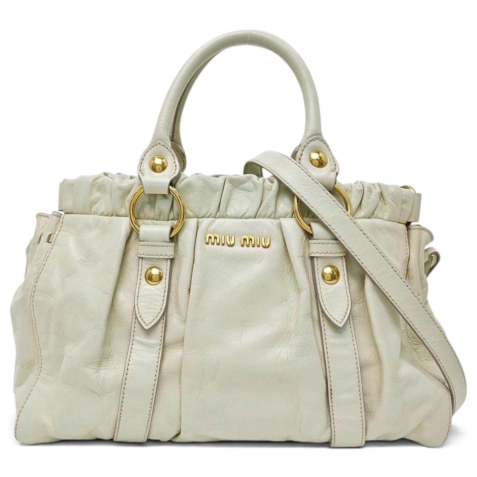 Leather handbag