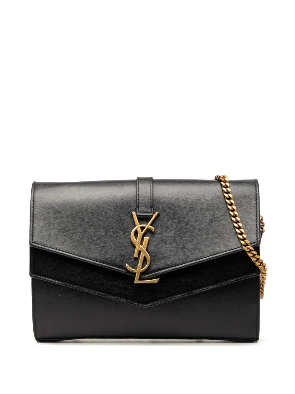 2019 Leather Monogram Sulpice Wallet on Chain crossbody bag