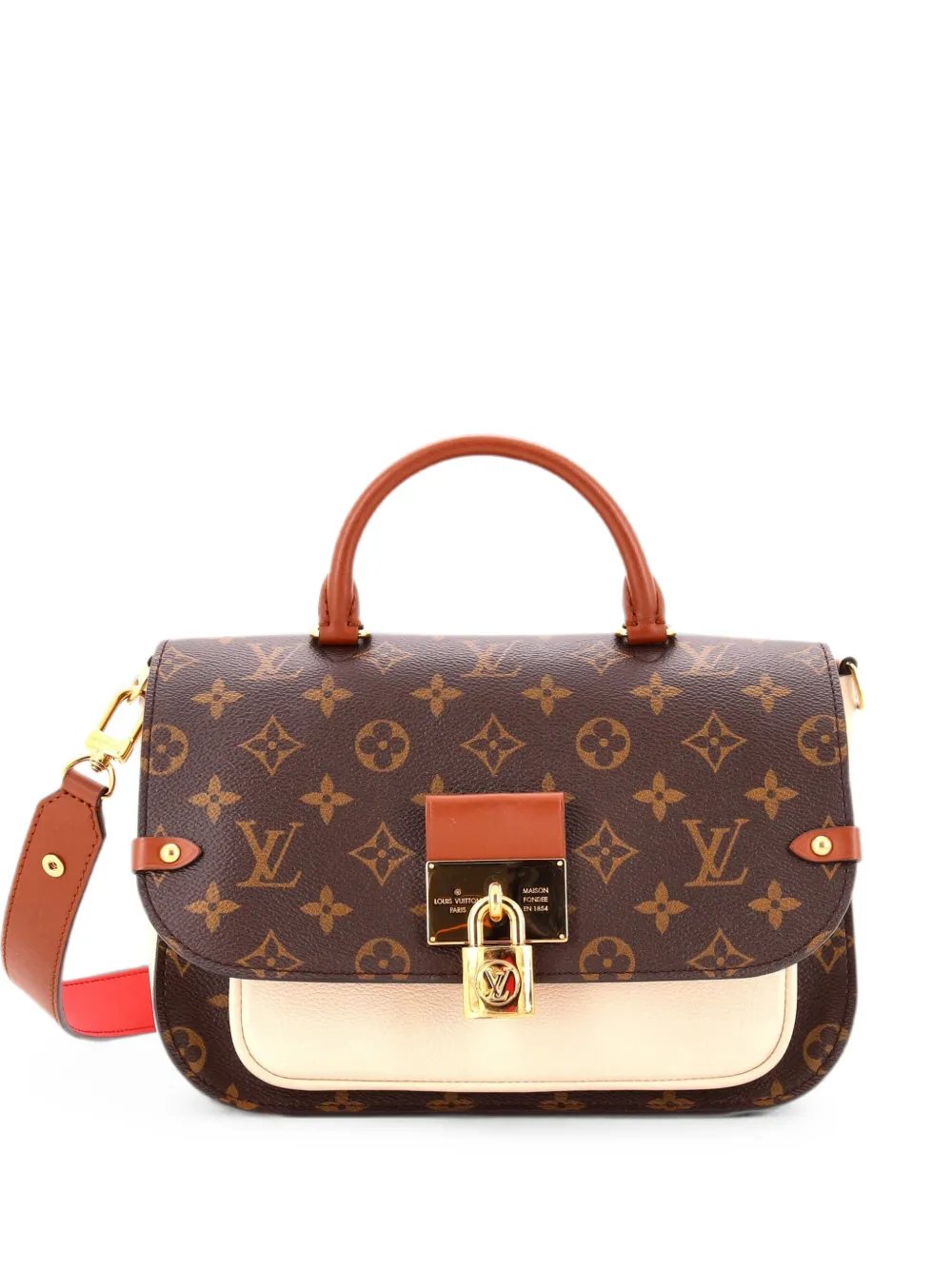 Vaugirard Handbag Monogram Canvas with Leather satchel
