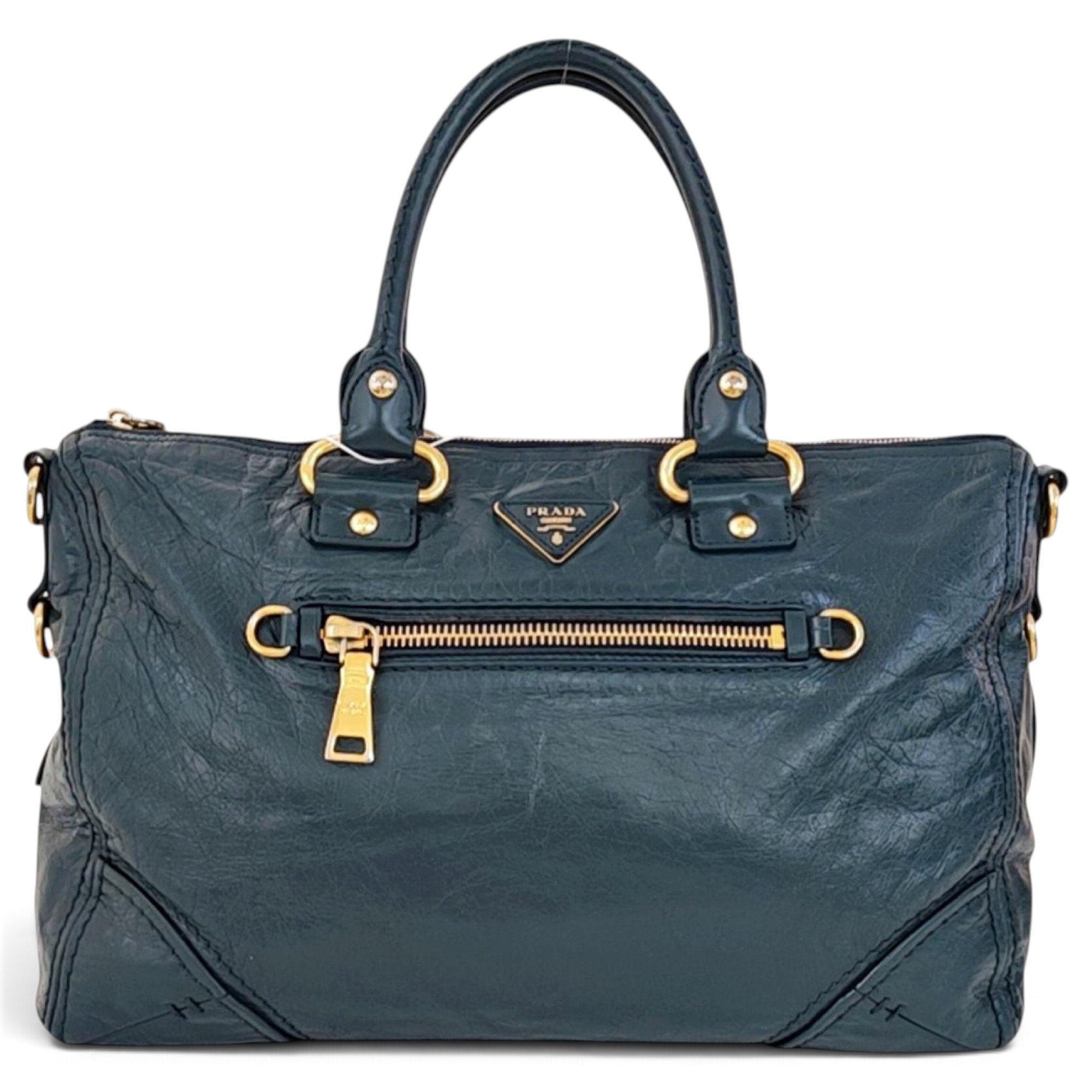 Leather handbag