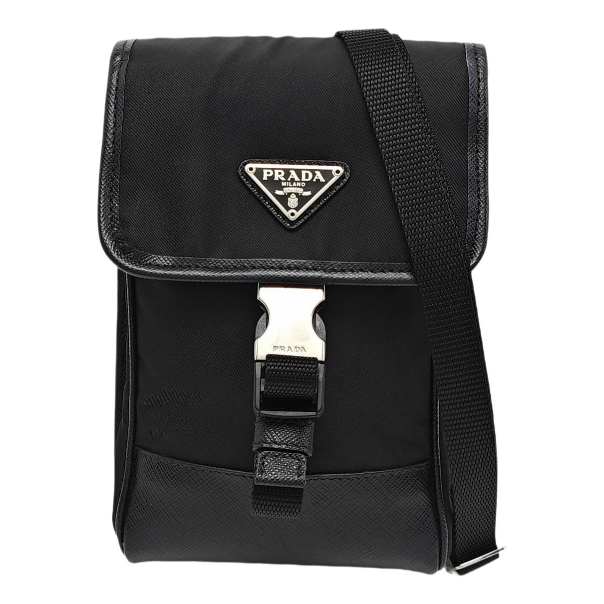 Re-Nylon cloth crossbody bag