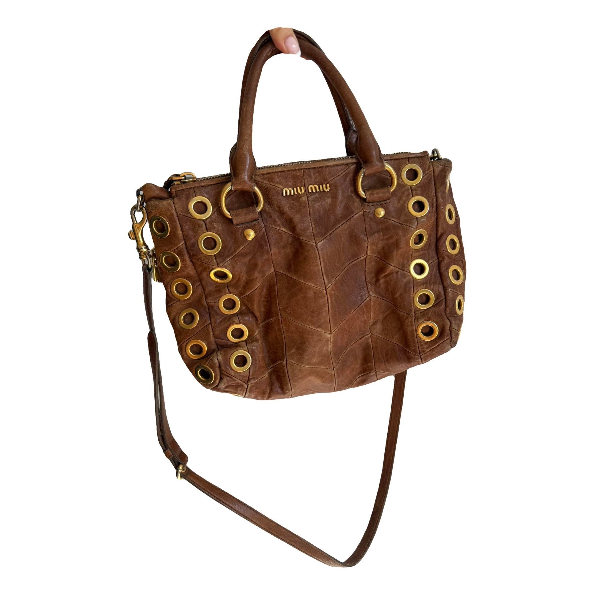 Leather handbag