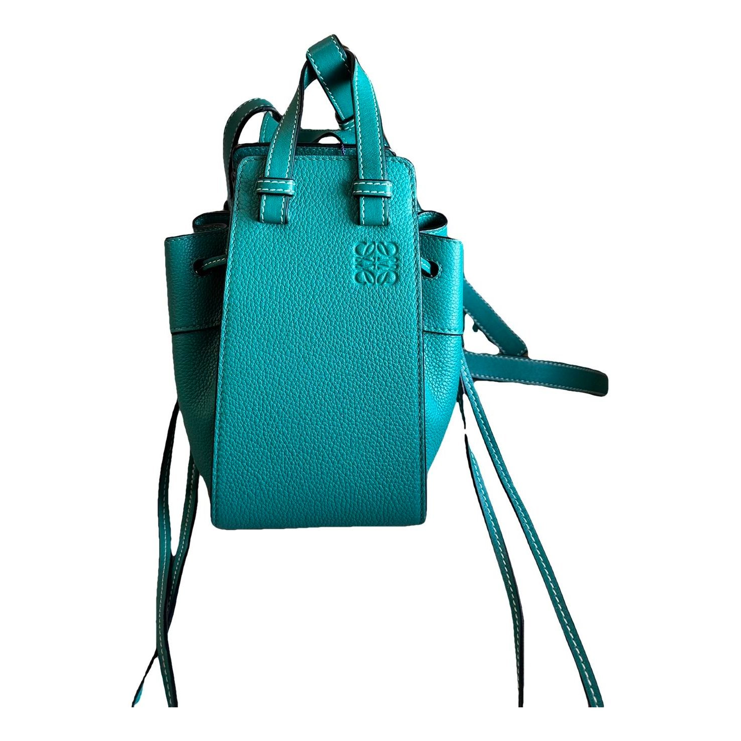 Hammock leather handbag