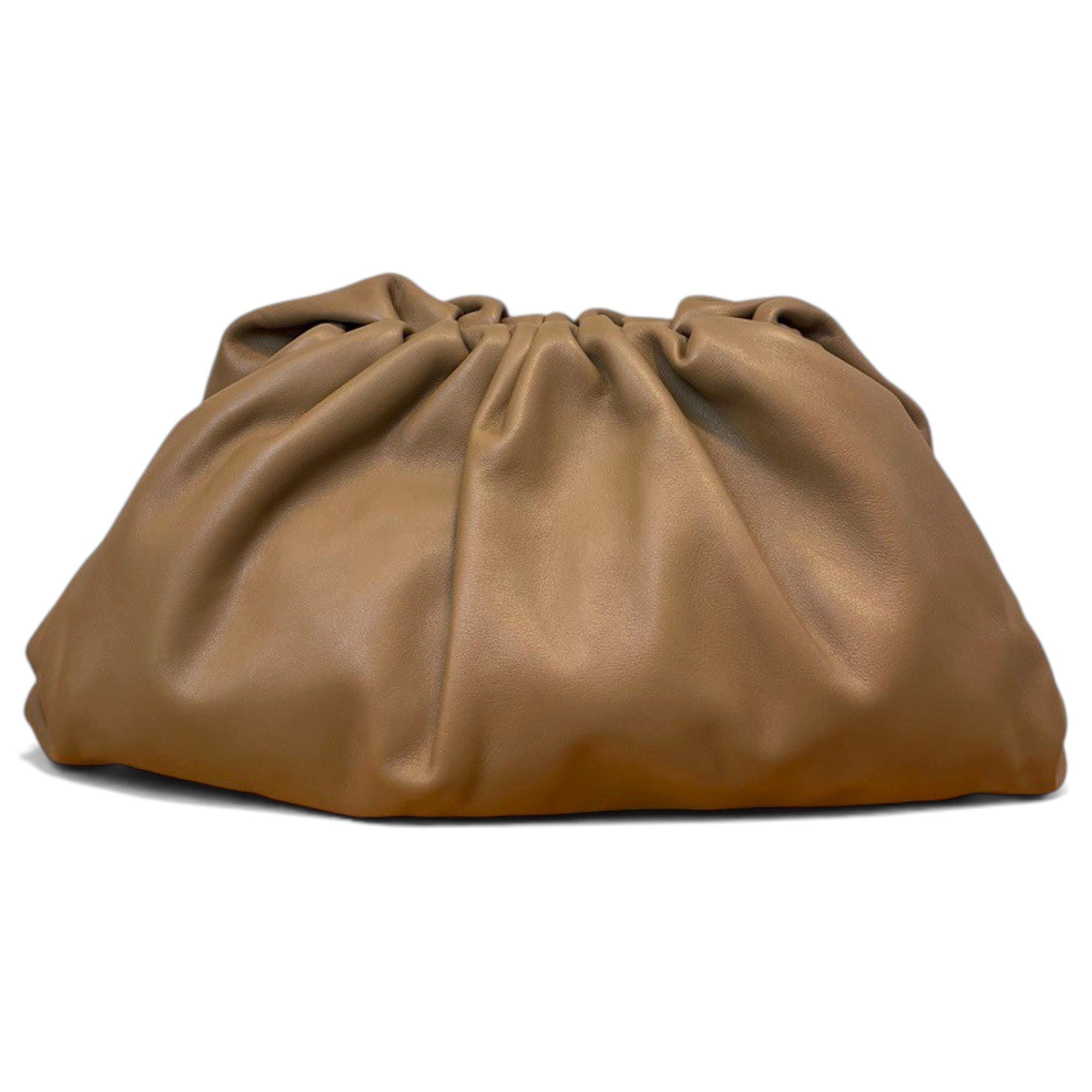 Pouch leather handbag