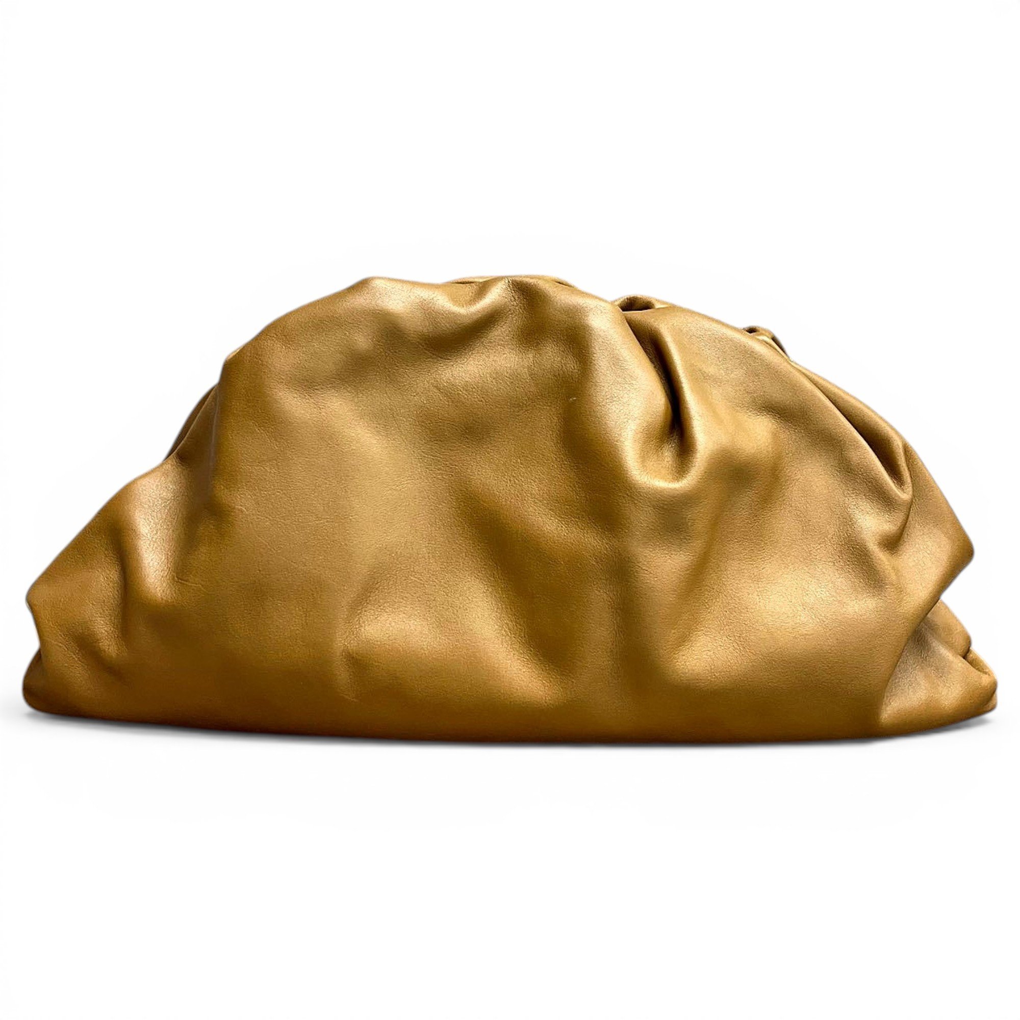 Pouch leather clutch bag