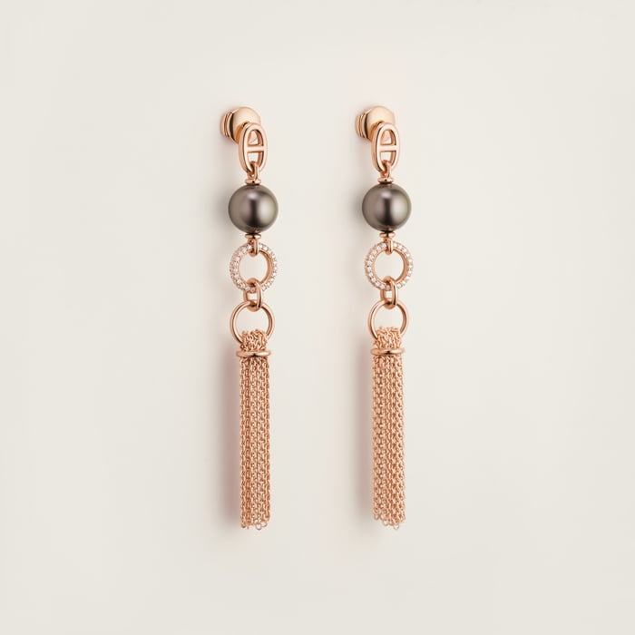 Sans Coloris Hermès Chandra Earrings