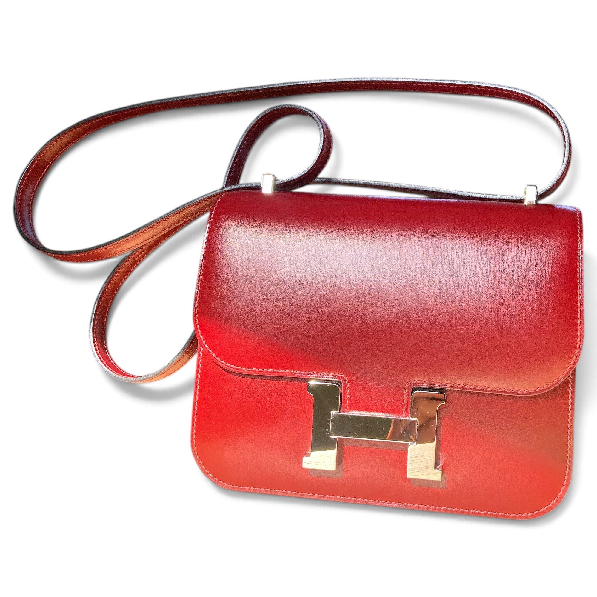 Constance leather crossbody bag