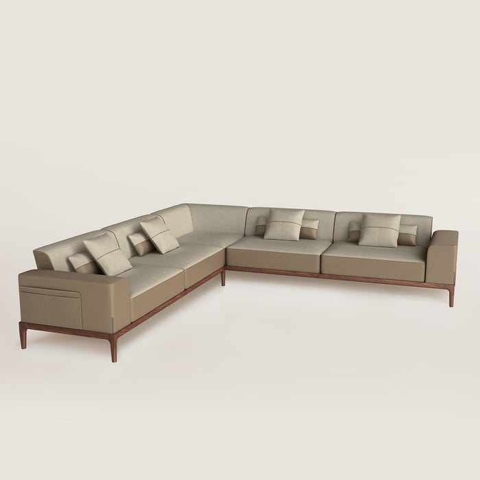 Sofa Sellier 5-seater corner