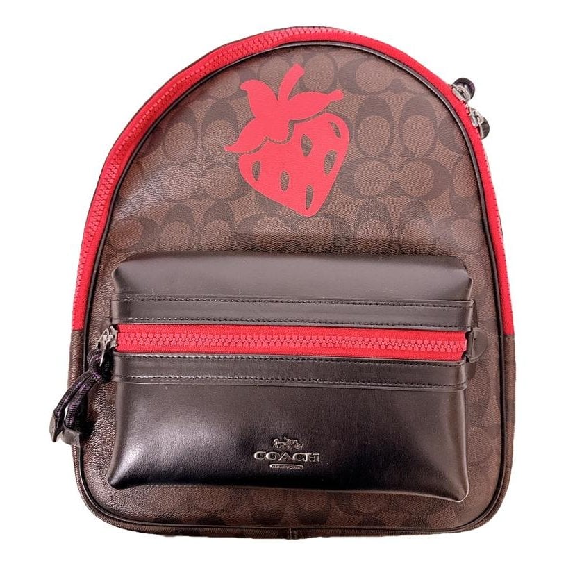 Leather backpack