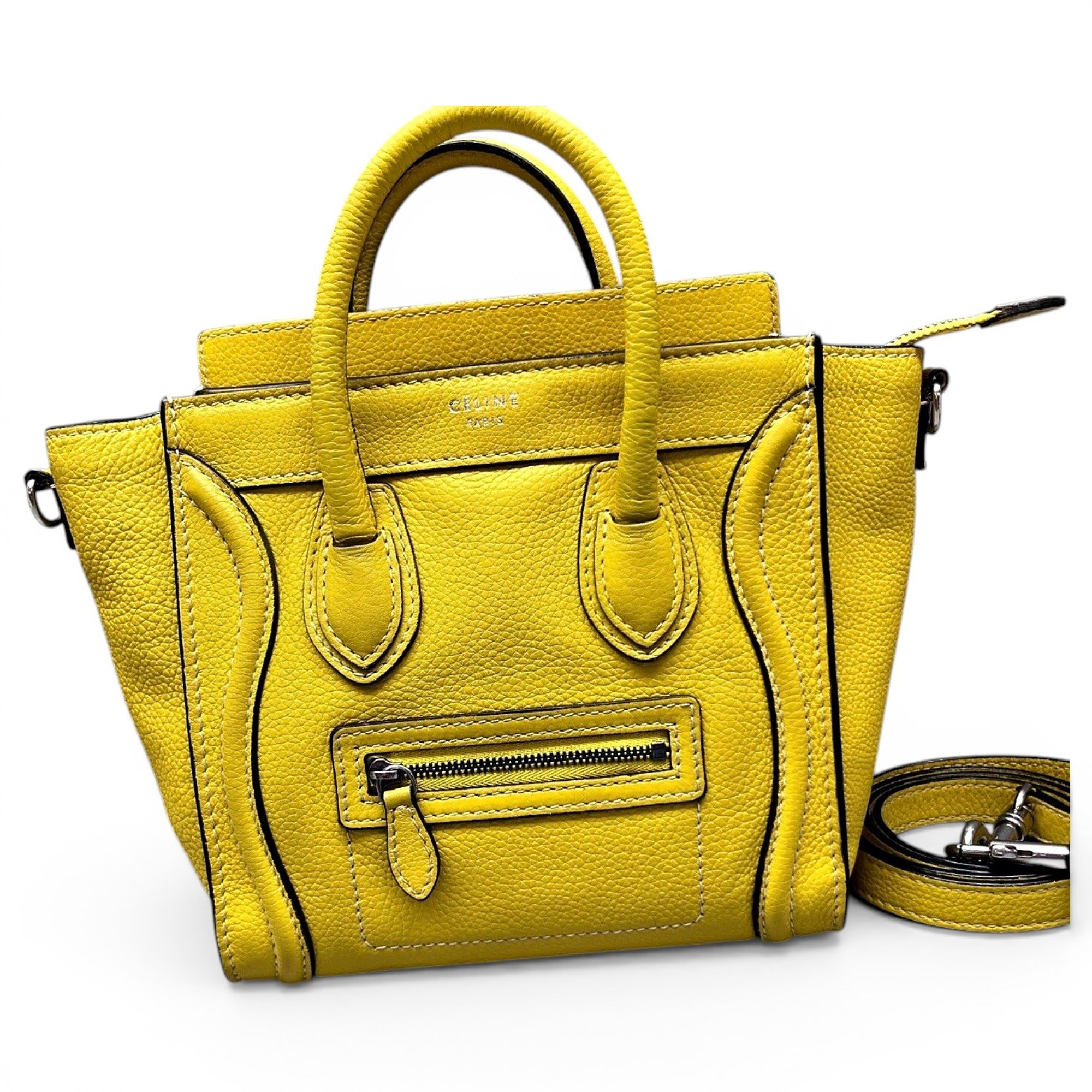 Nano Luggage leather handbag