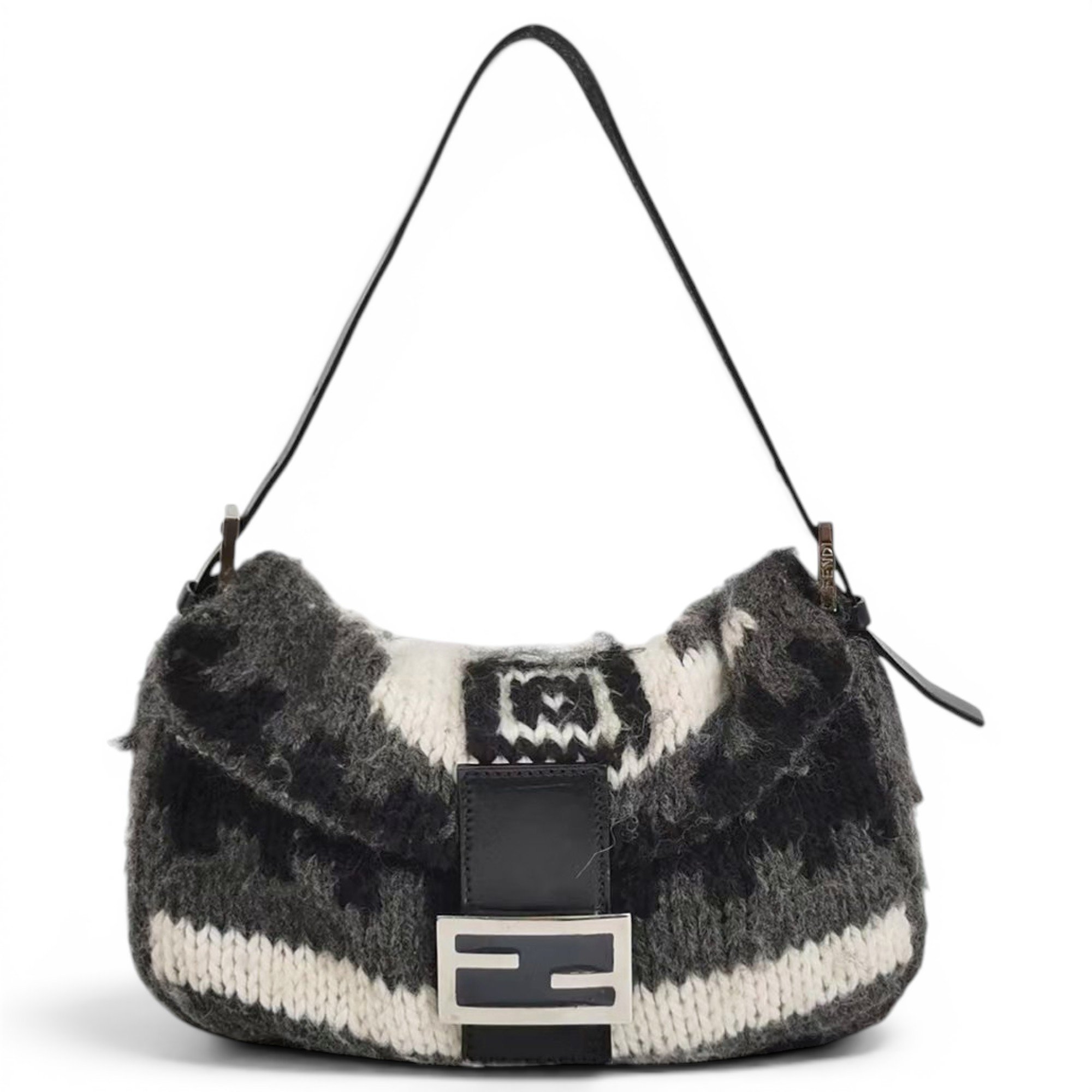 Fendi Baguette 1997 Re-Edition wool handbag