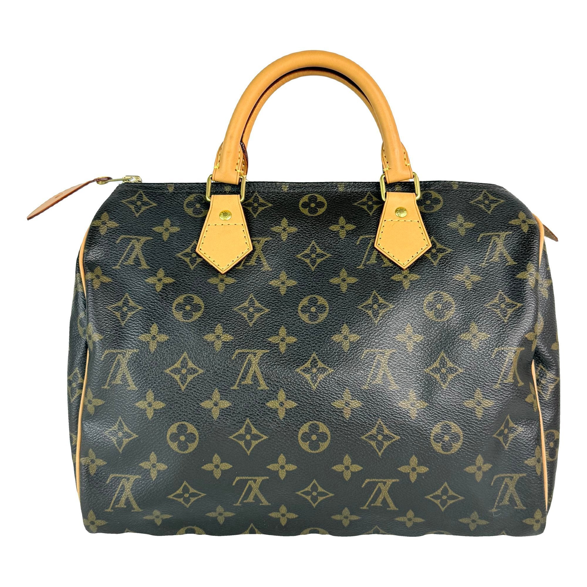 Speedy leather handbag