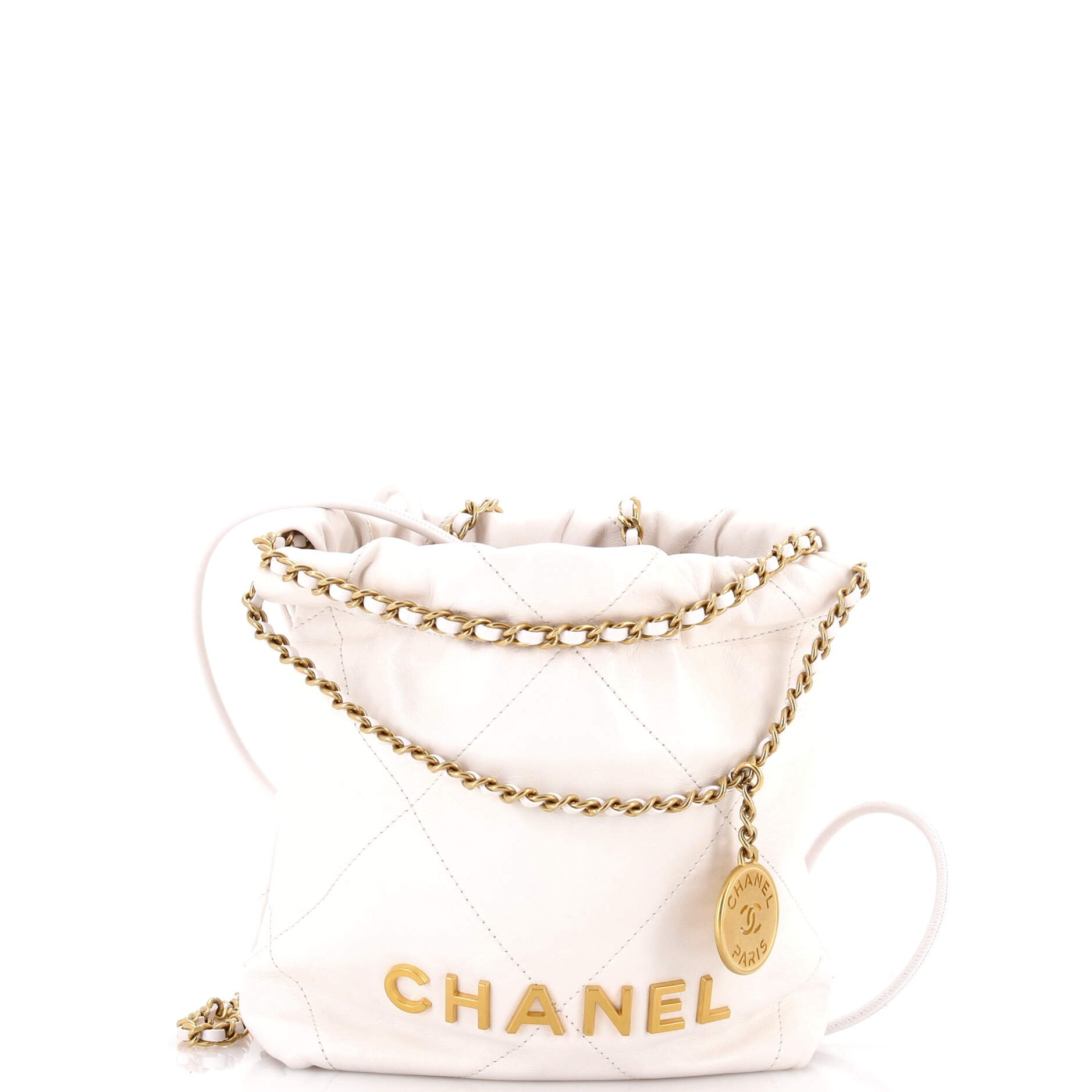 22 Chain Hobo Quilted Calfskin Mini