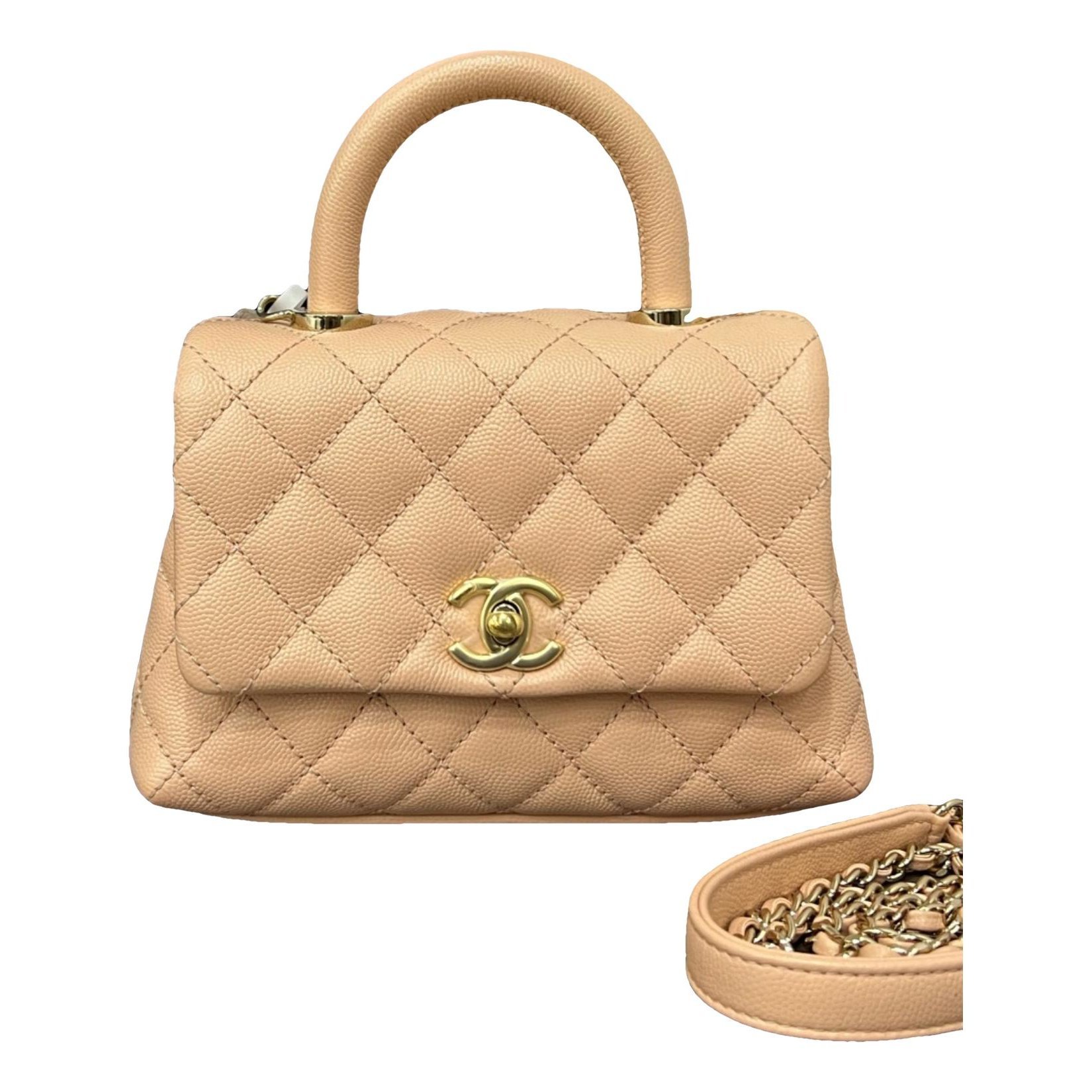 Coco Handle leather handbag