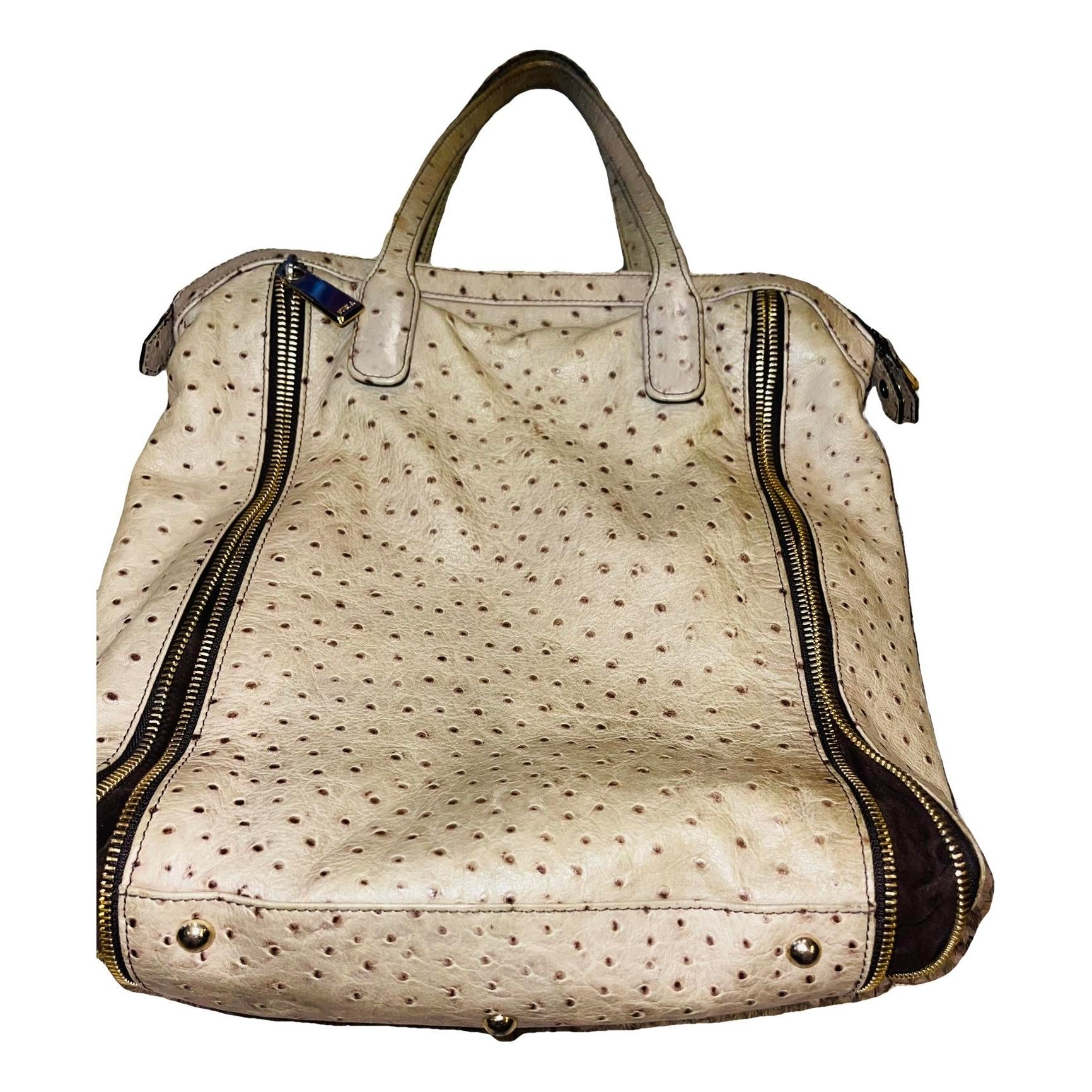 Ostrich travel bag