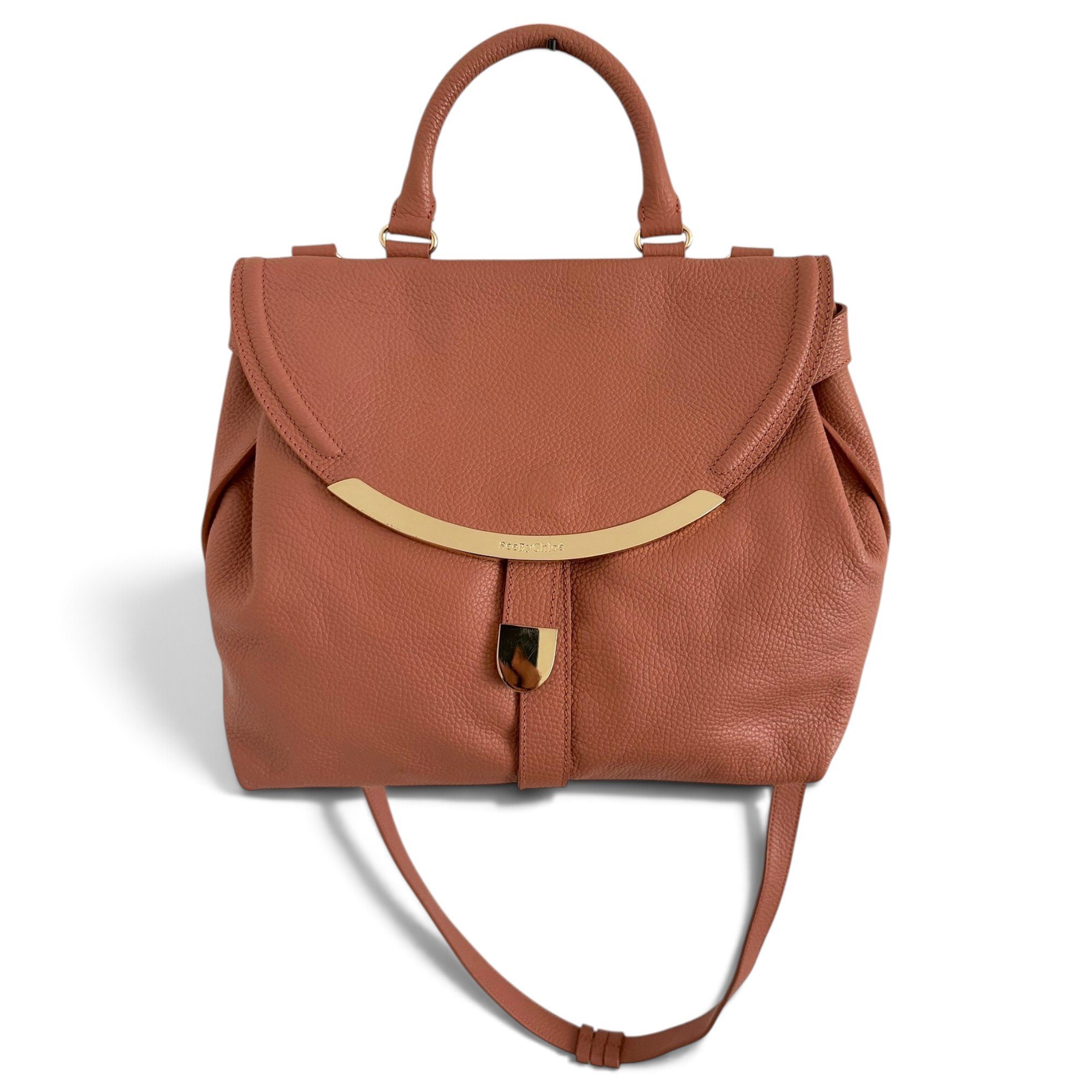 Leather handbag