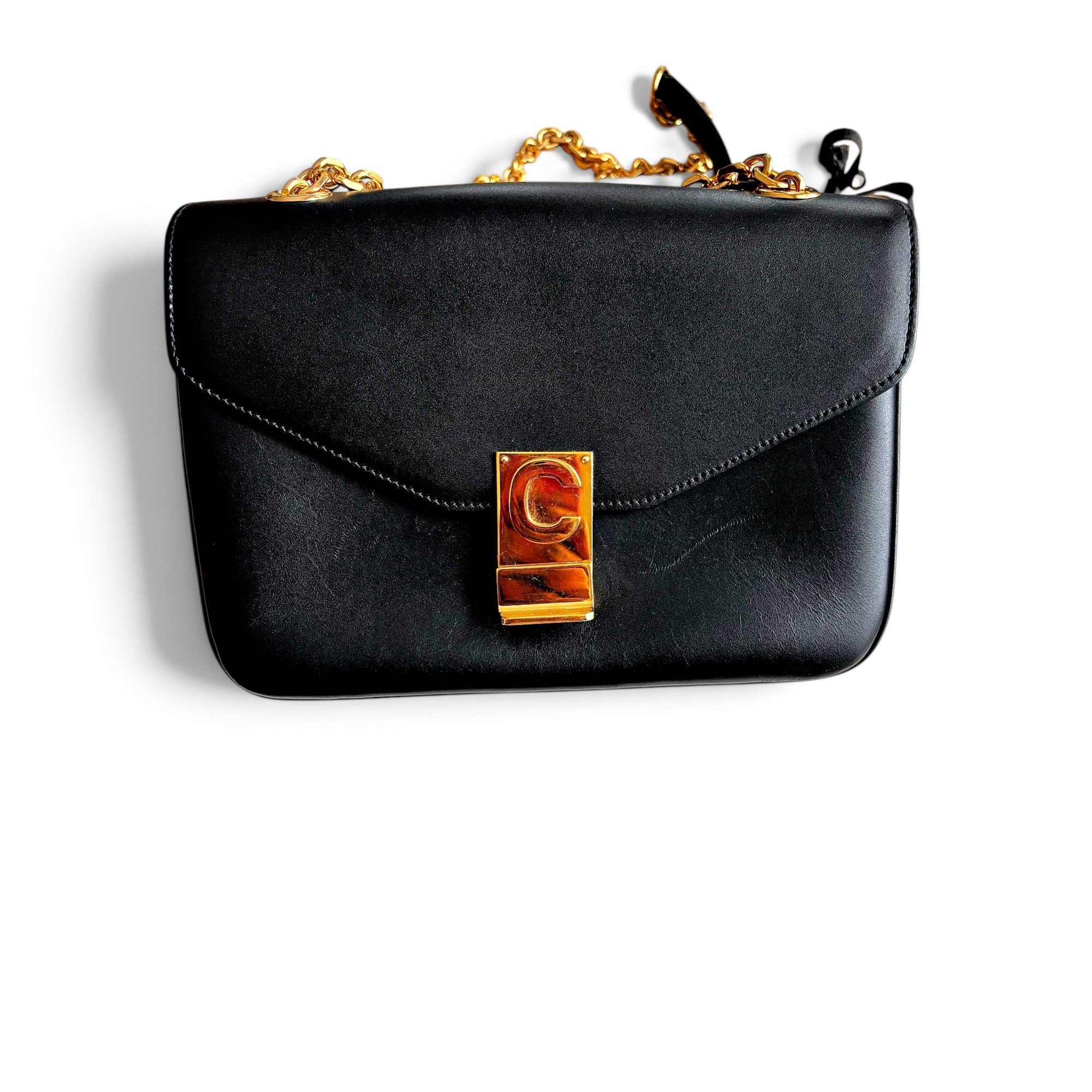 C bag leather handbag